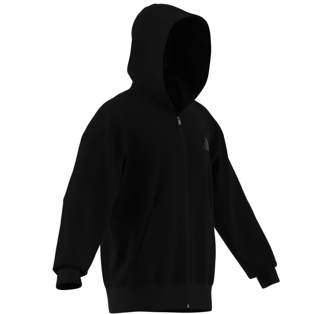 ALL SZN French Terry Full-Zip Hoodie, Black, , large image number 4