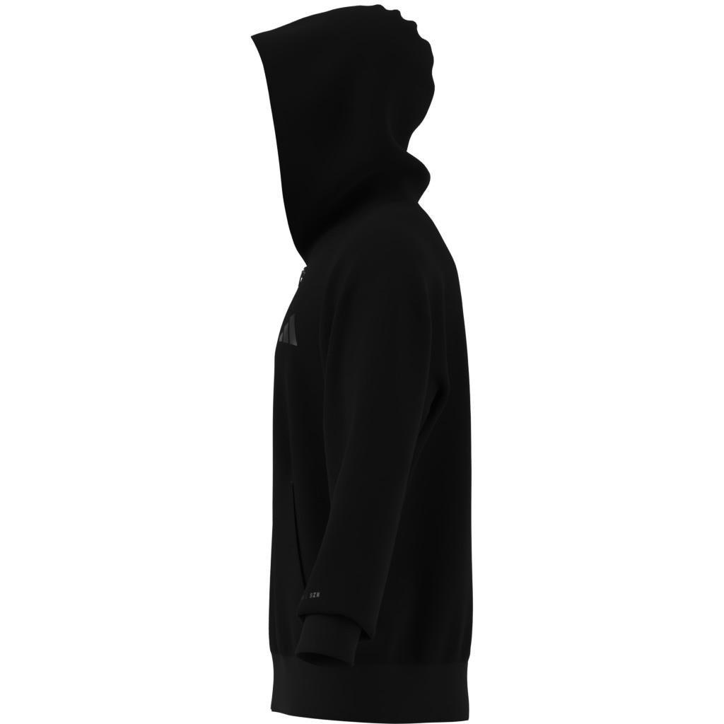 ALL SZN French Terry Full-Zip Hoodie, Black, A701_ONE, large image number 5