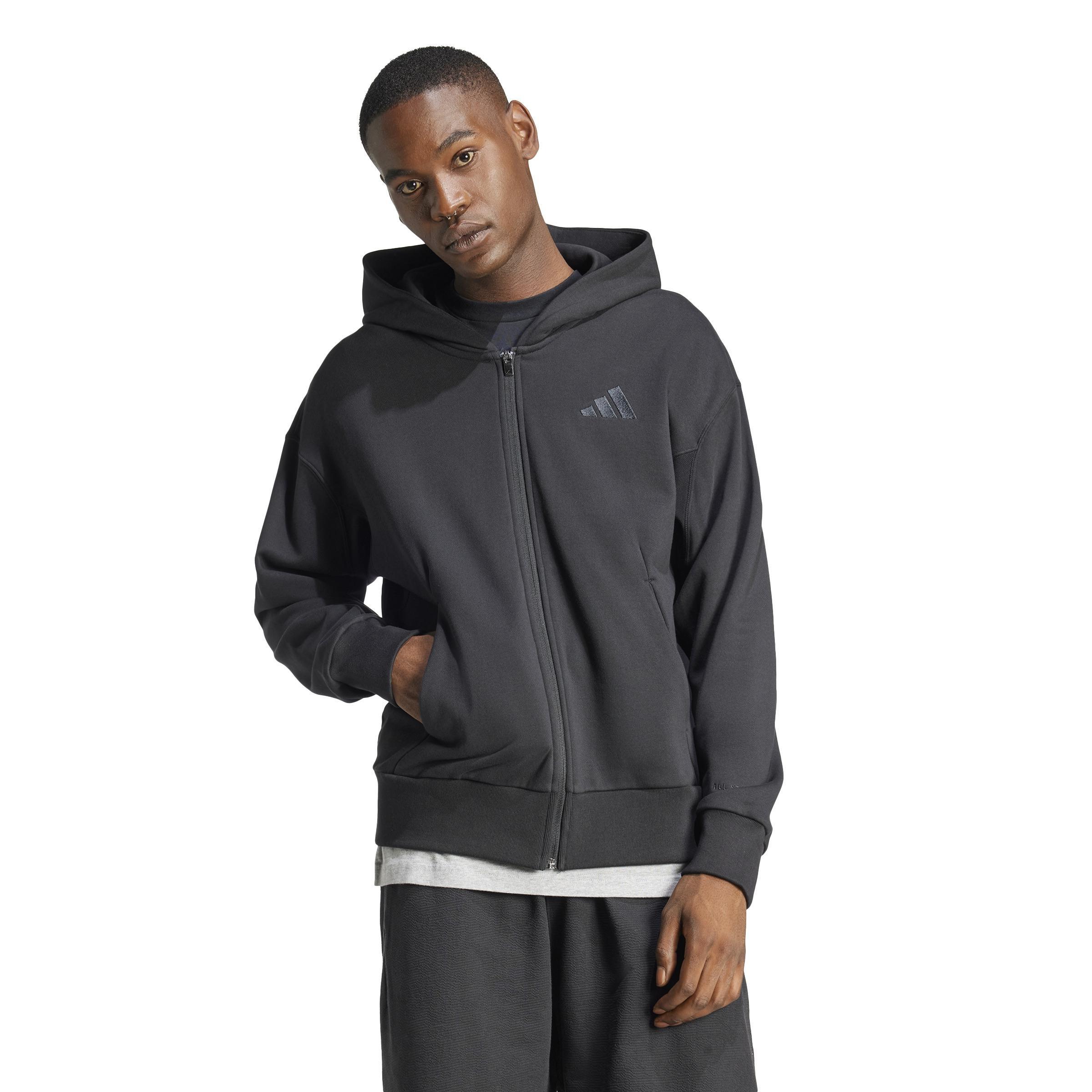 ALL SZN French Terry Full-Zip Hoodie, Black, A701_ONE, large image number 10