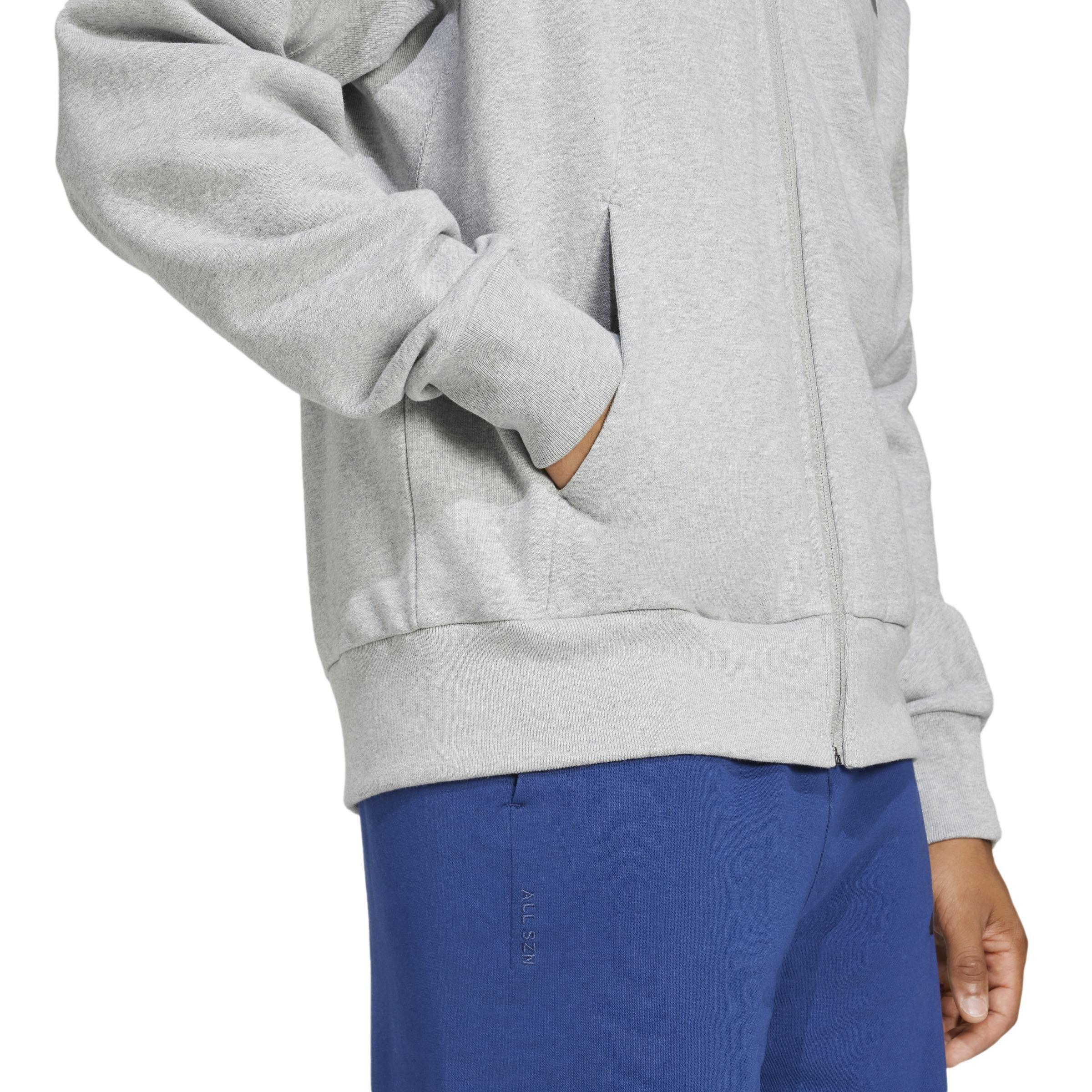 ALL SZN French Terry Full-Zip Hoodie, Grey, , large image number 3