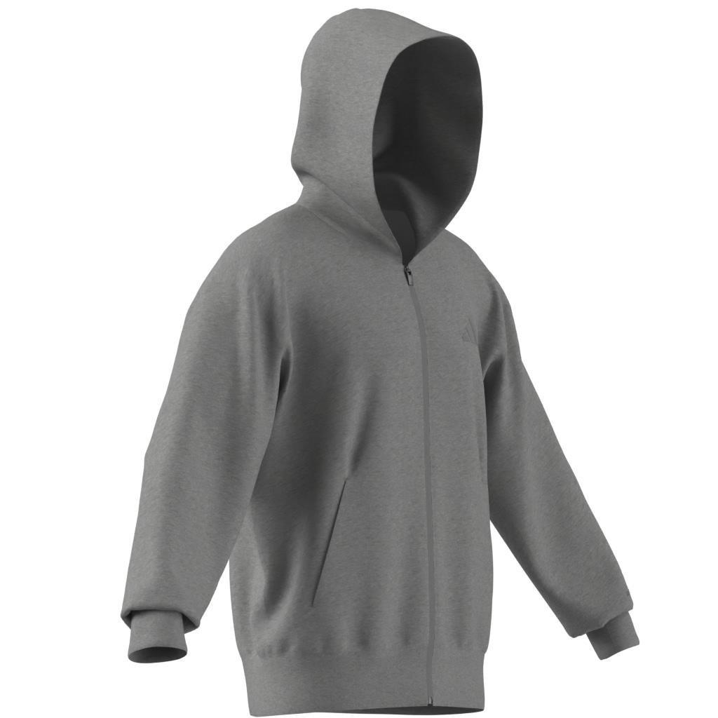 ALL SZN French Terry Full-Zip Hoodie, Grey, , large image number 5