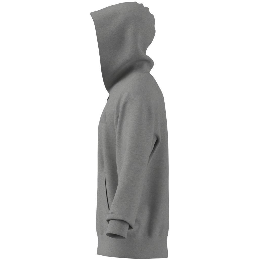 ALL SZN French Terry Full-Zip Hoodie, Grey, , large image number 7