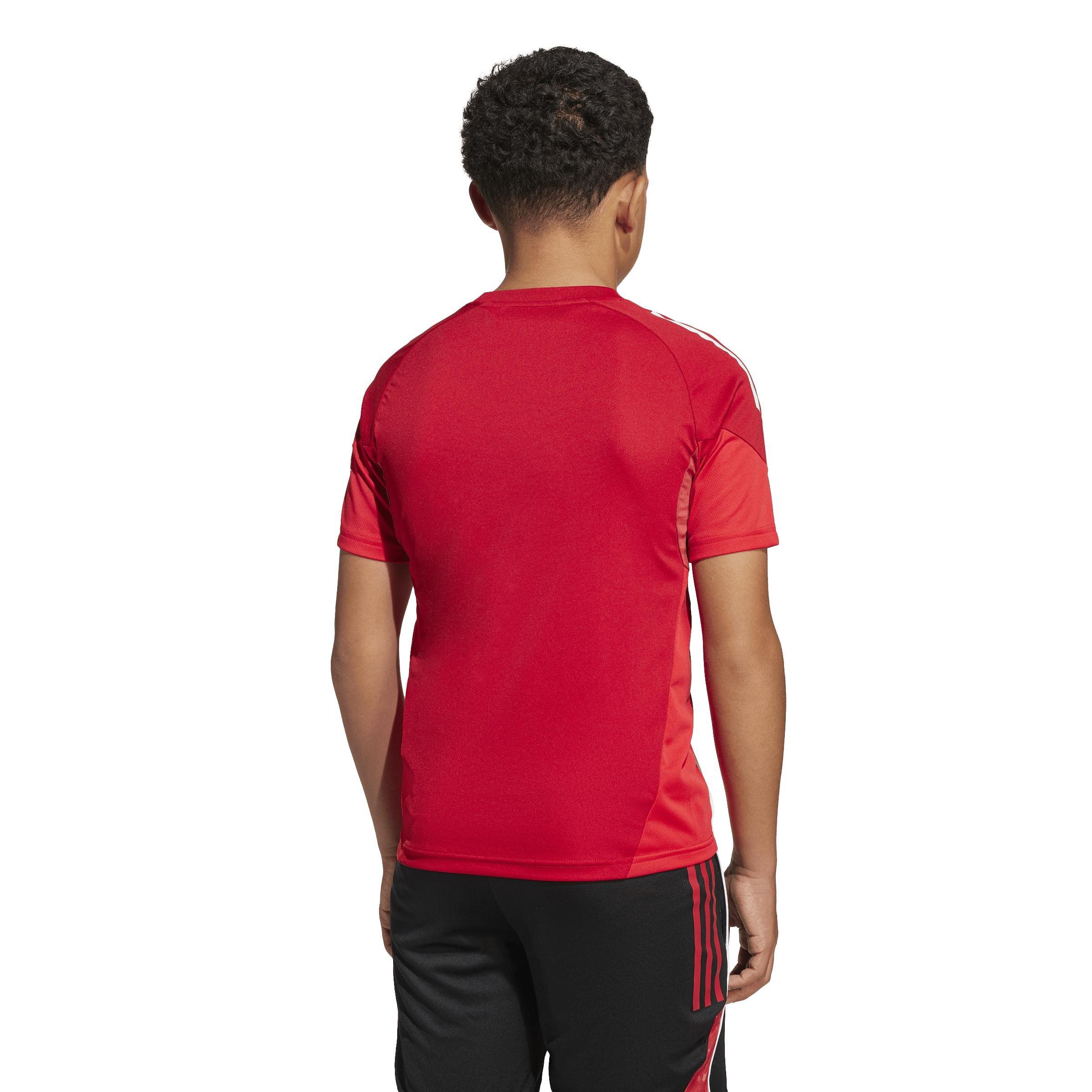 Unisex Kids Tiro 25 Competition Training Jersey, Red, A701_ONE, large image number 4