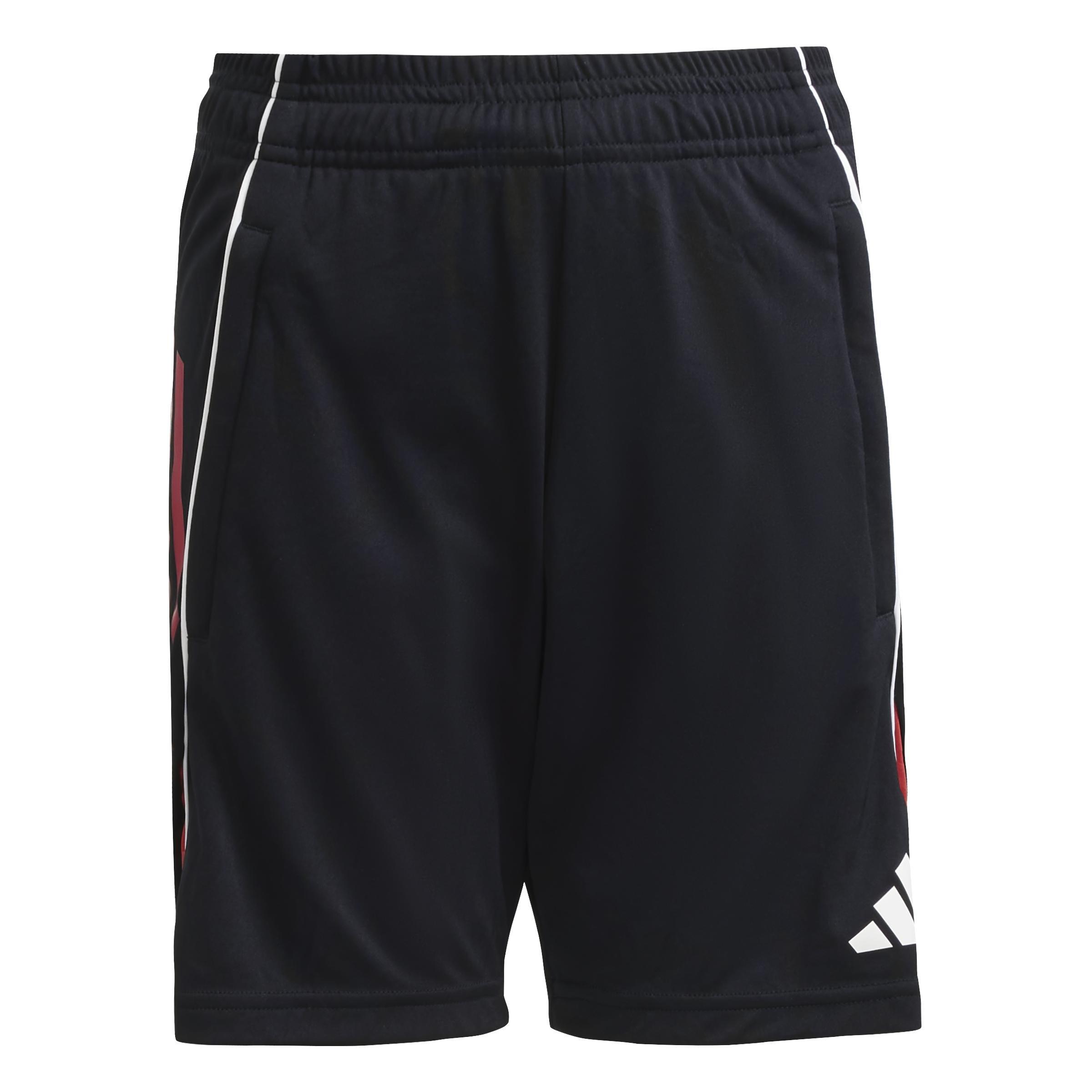 Unisex Kids Tiro 25 Competition Training Shorts, Black, A701_ONE, large image number 0