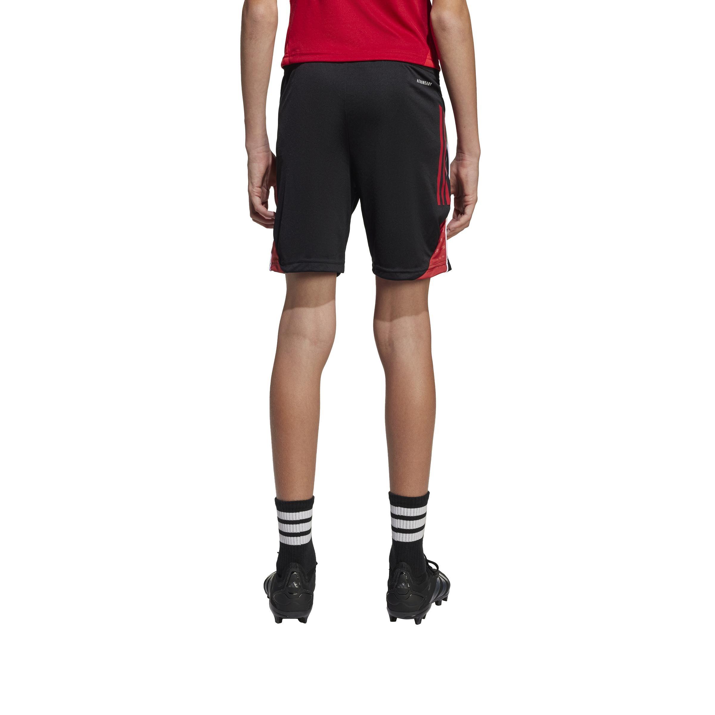 Unisex Kids Tiro 25 Competition Training Shorts, Black, A701_ONE, large image number 2