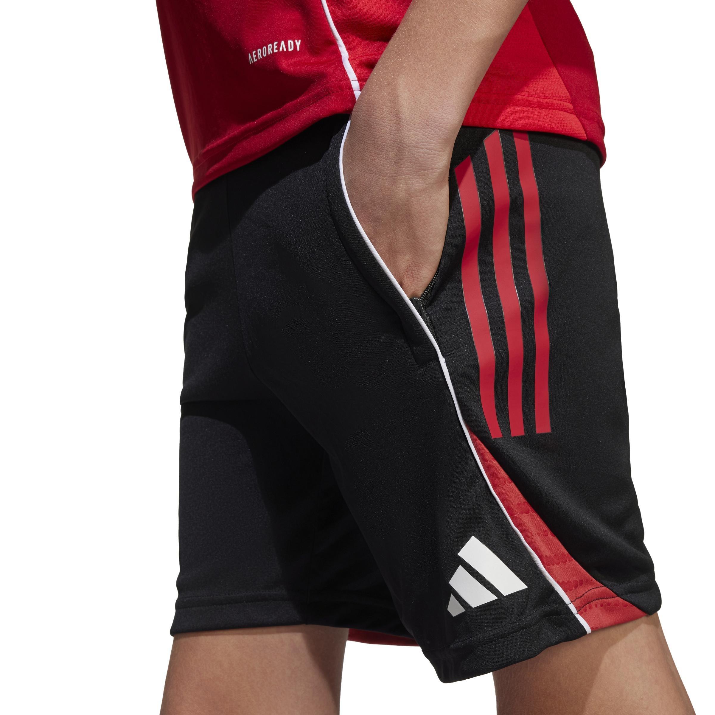 Unisex Kids Tiro 25 Competition Training Shorts, Black, A701_ONE, large image number 3