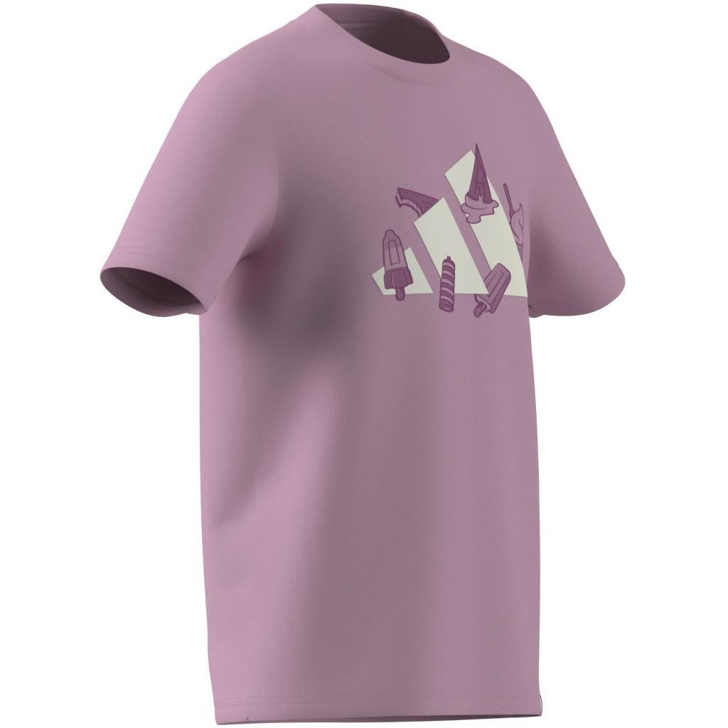 Unisex Lounge Ice Graphic T-Shirt, Pink, A701_ONE, large image number 7