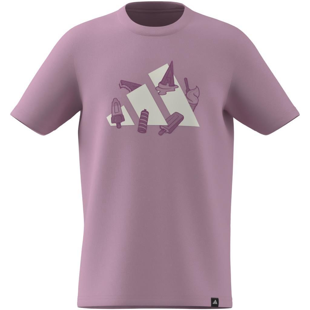 Unisex Lounge Ice Graphic T-Shirt, Pink, A701_ONE, large image number 8