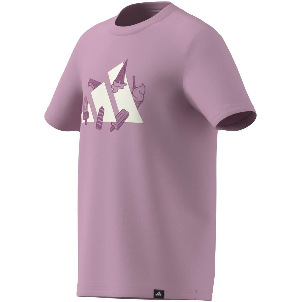 Unisex Lounge Ice Graphic T-Shirt, Pink, A701_ONE, large image number 14