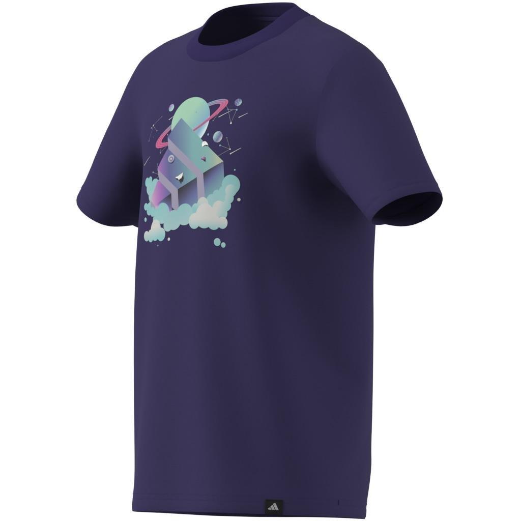 Unisex Kids All Day I Dream About Graphic T-Shirt, Purple, A701_ONE, large image number 13