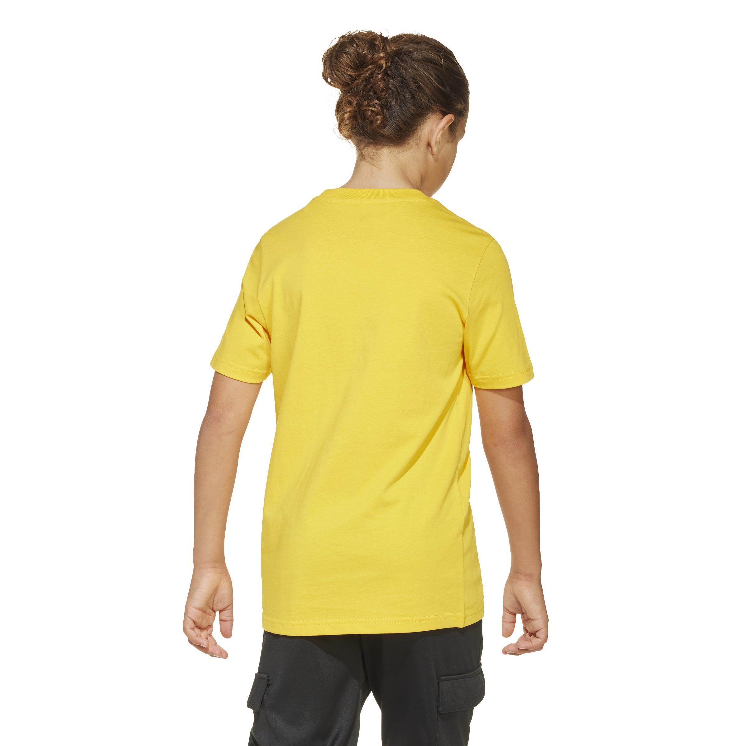 Unisex Kids Fun Graphic T-Shirt, Yellow, , large image number 3