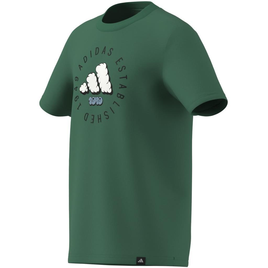 Unisex Fun Graphic T-Shirt, Green, A701_ONE, large image number 8