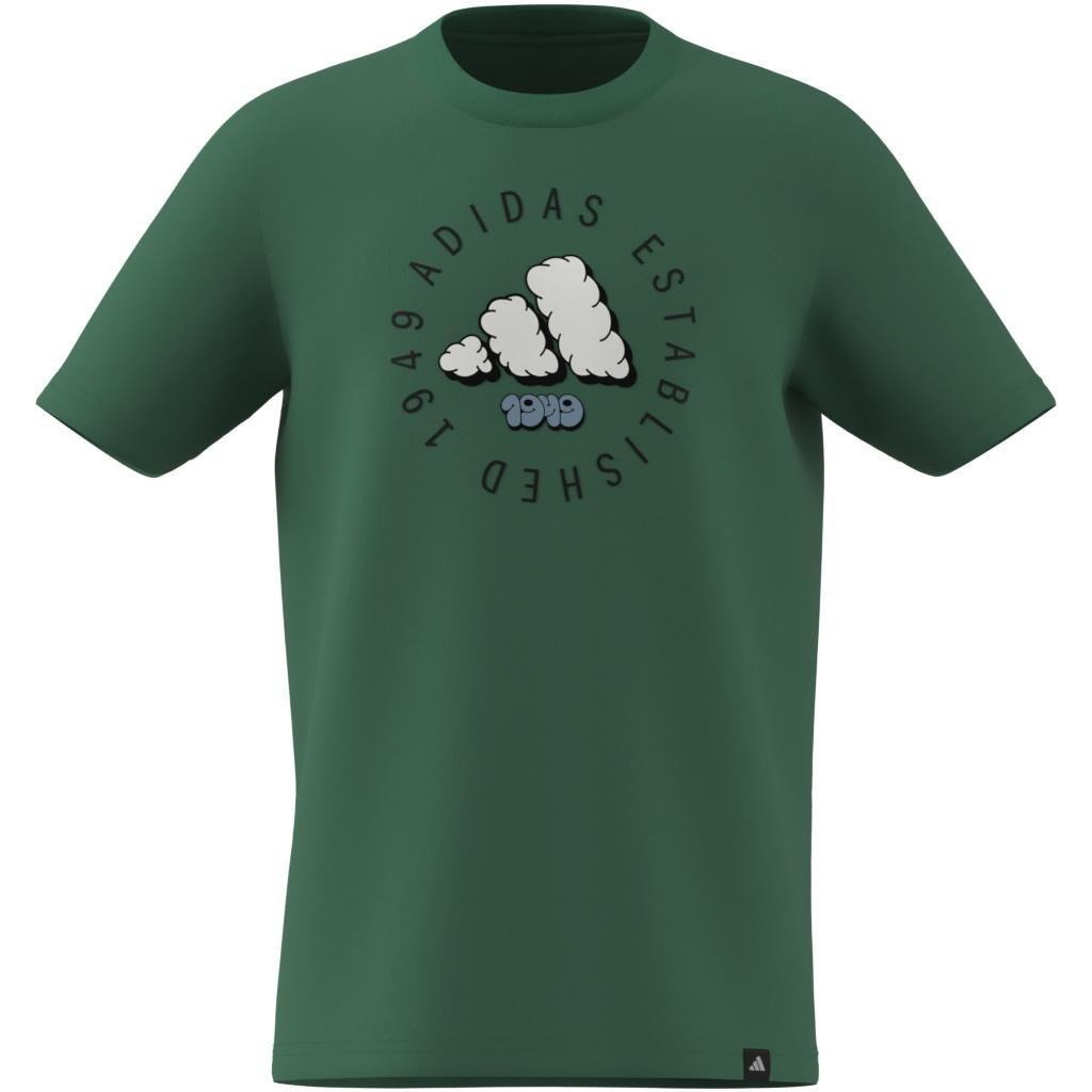 Unisex Fun Graphic T-Shirt, Green, A701_ONE, large image number 9