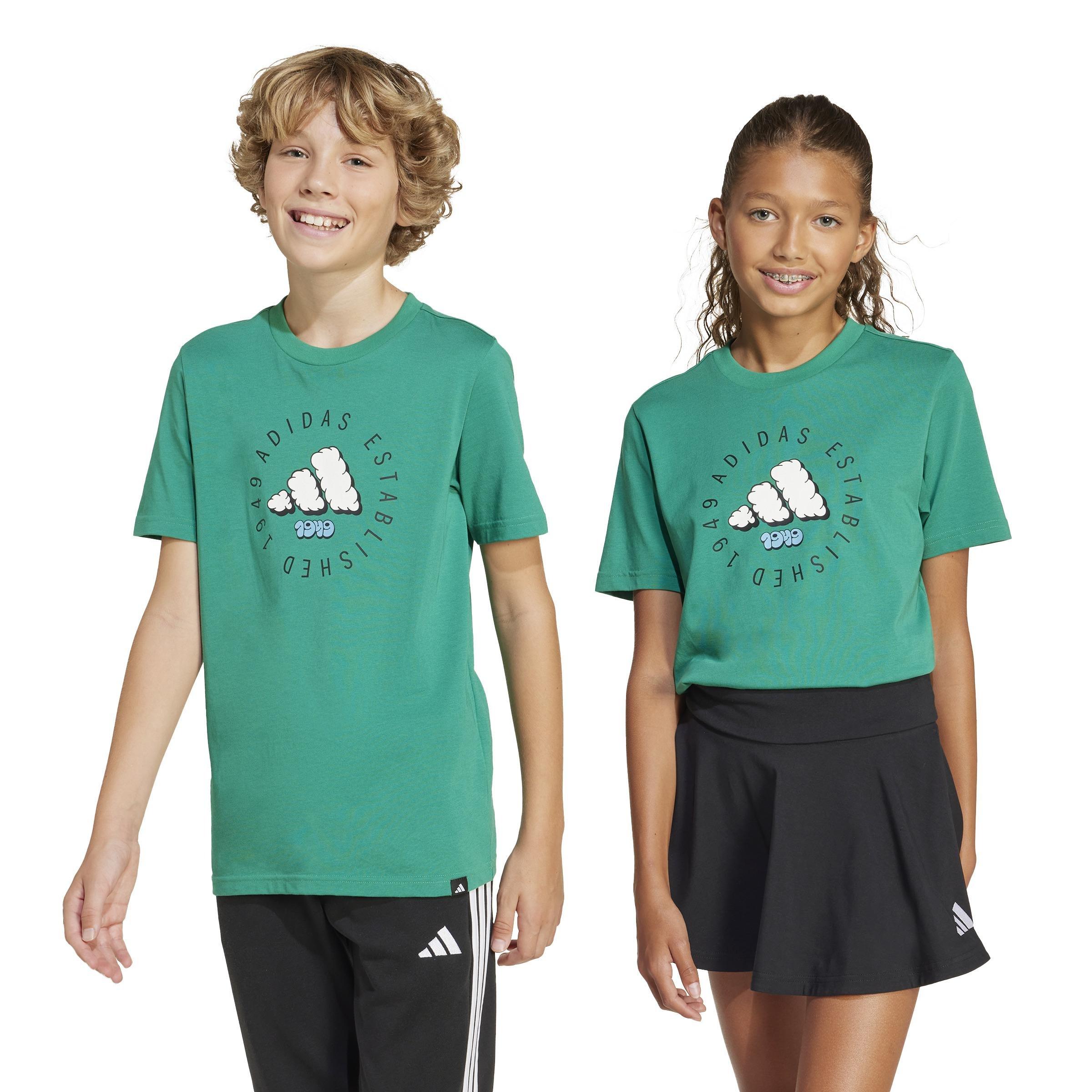 Unisex Fun Graphic T-Shirt, Green, A701_ONE, large image number 13