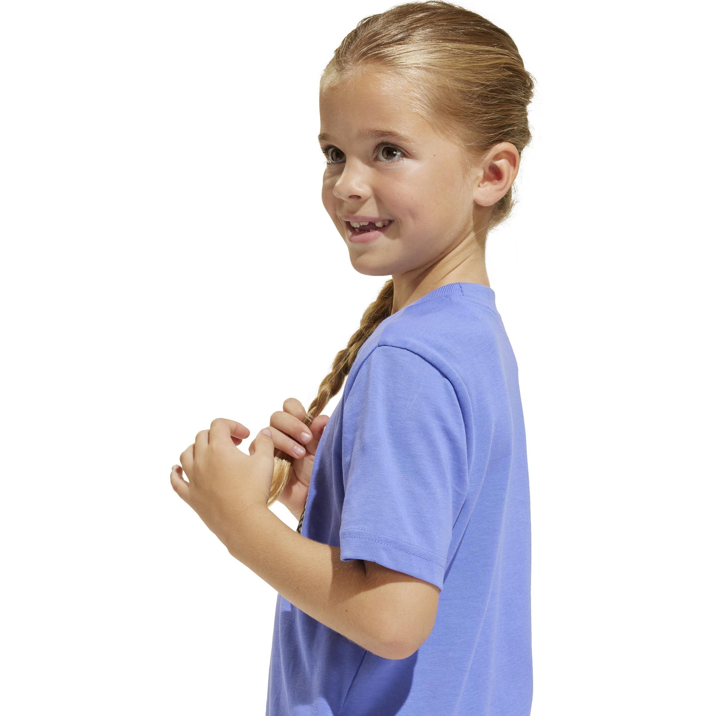 Unisex Kids Fun Graphic T-Shirt, Blue, , large image number 4