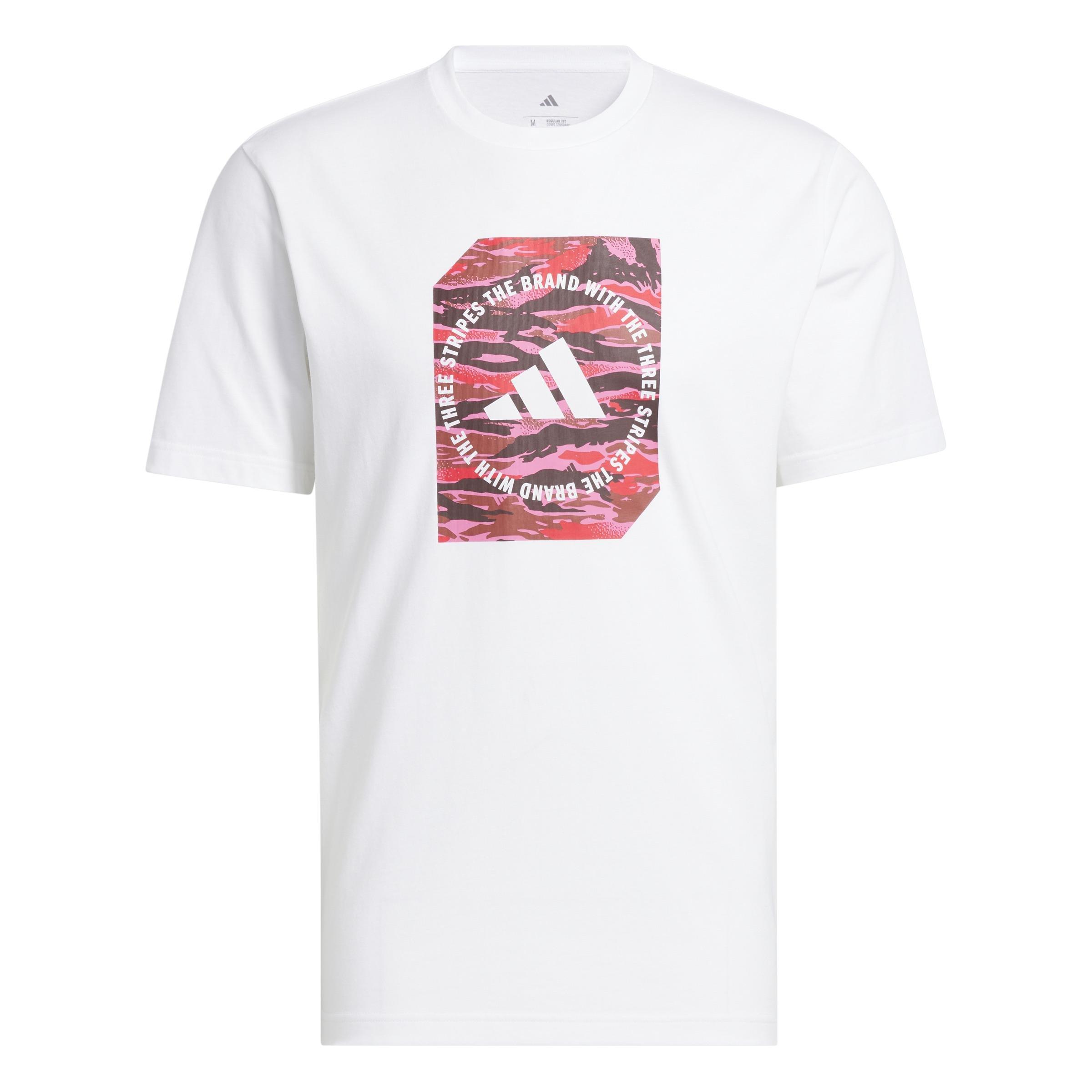 Camo Shape Graphic T-Shirt, White, A701_ONE, large image number 0