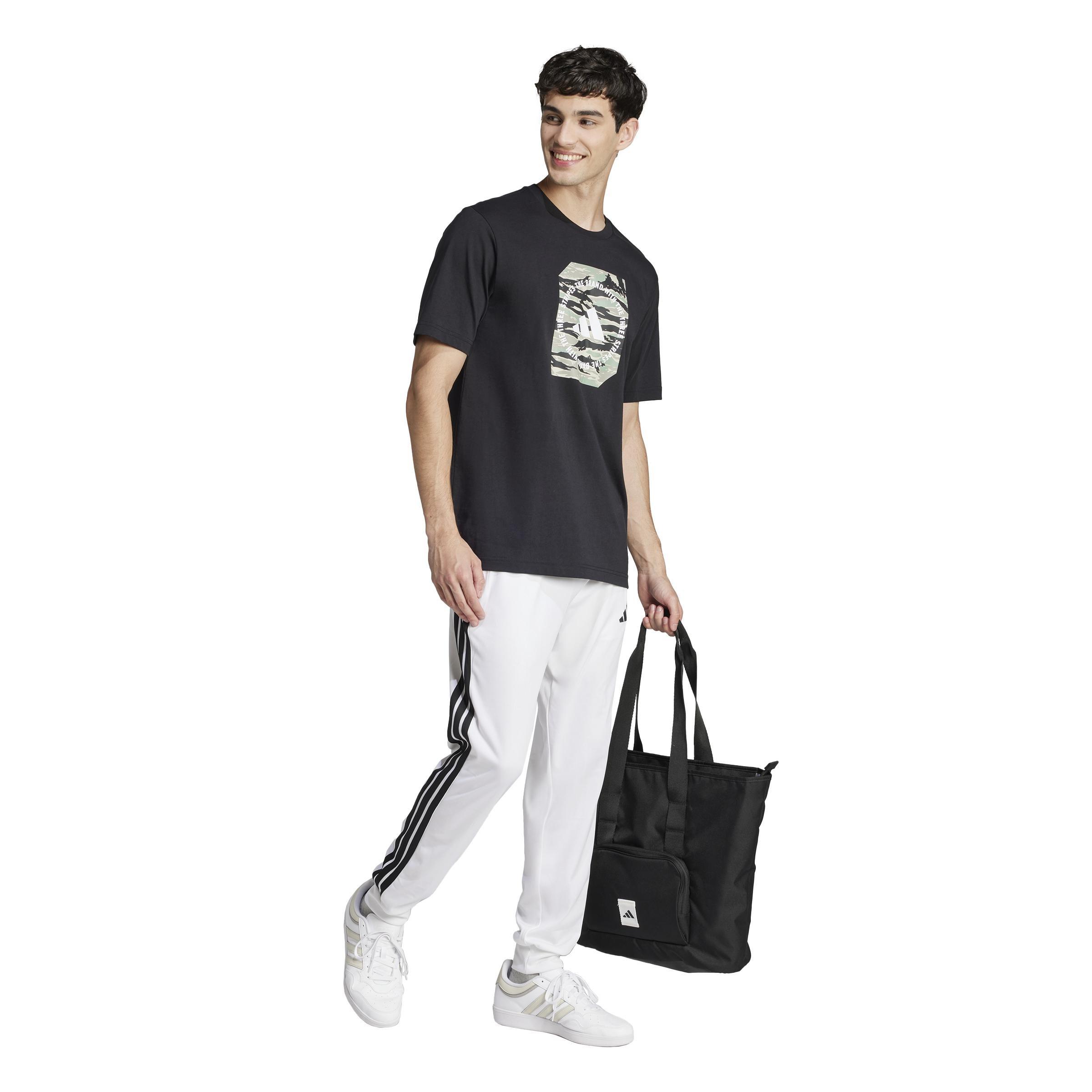 Camo Shape Graphic T-Shirt, Black, A701_ONE, large image number 5