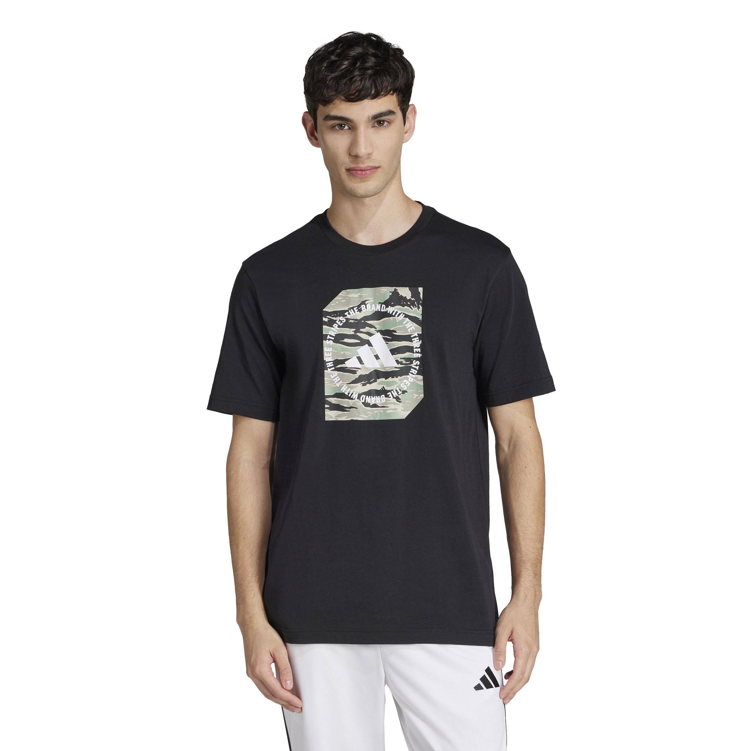 Camo Shape Graphic T-Shirt, Black, A701_ONE, large image number 6
