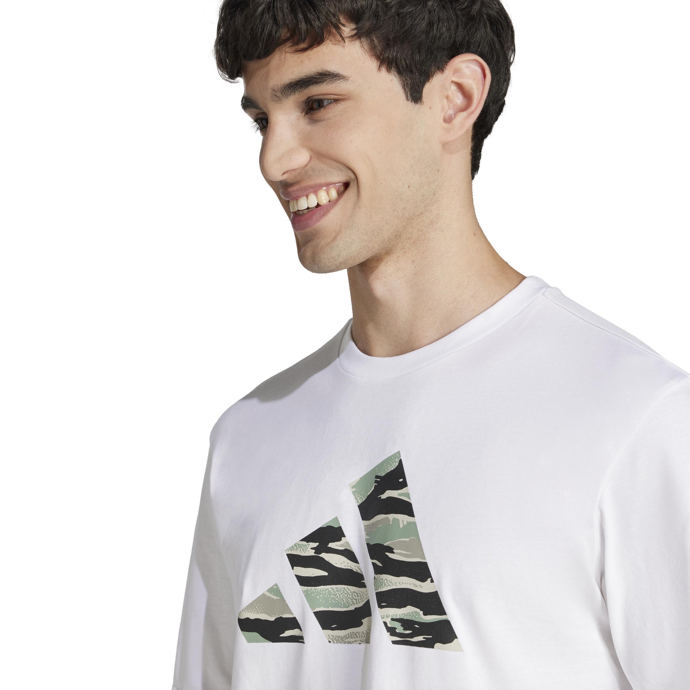 Codes Camo Graphic T-Shirt, White, A701_ONE, large image number 3