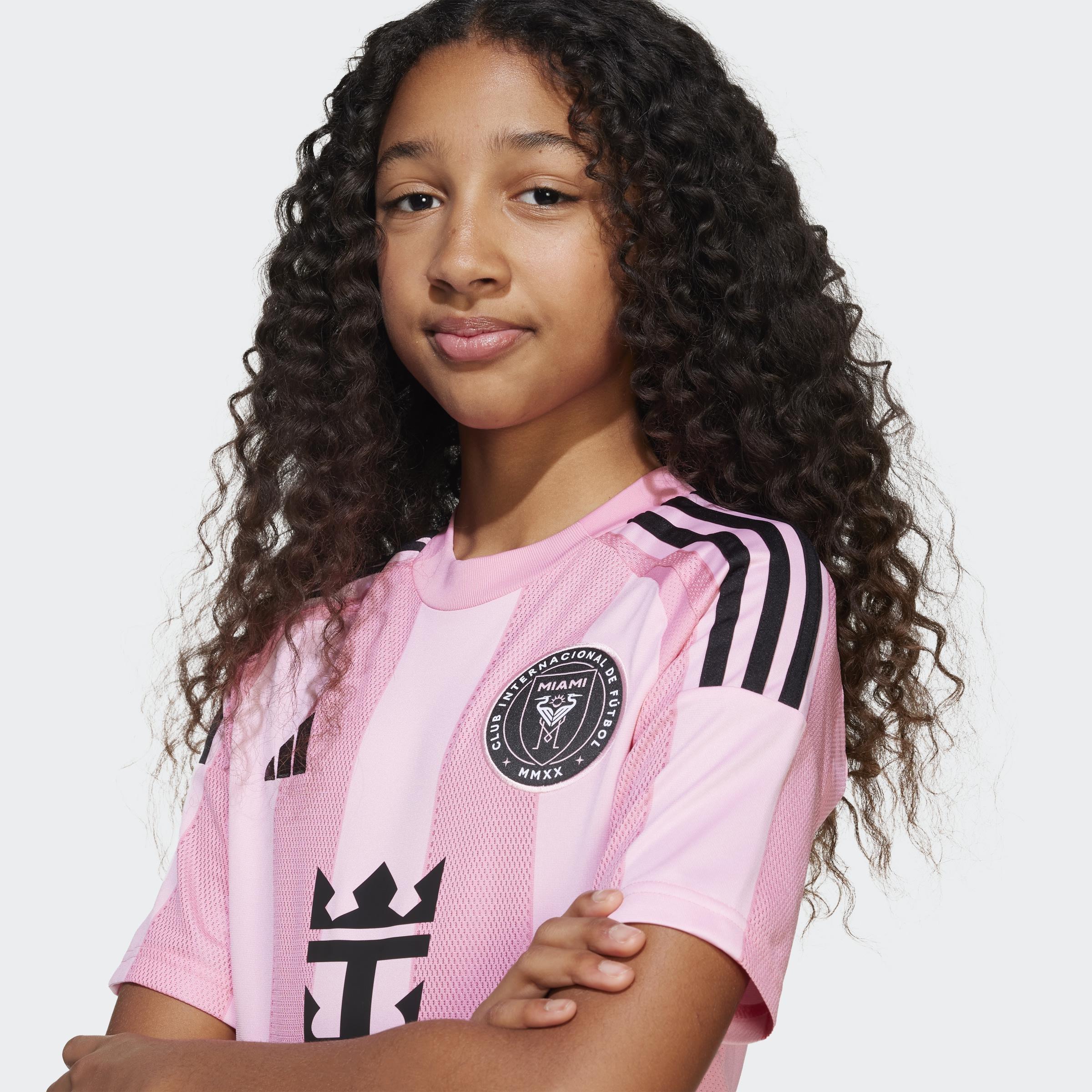 Kids Unisex Inter Miami CF 25/26 Messi Home Jersey, Pink, A701_ONE, large image number 4