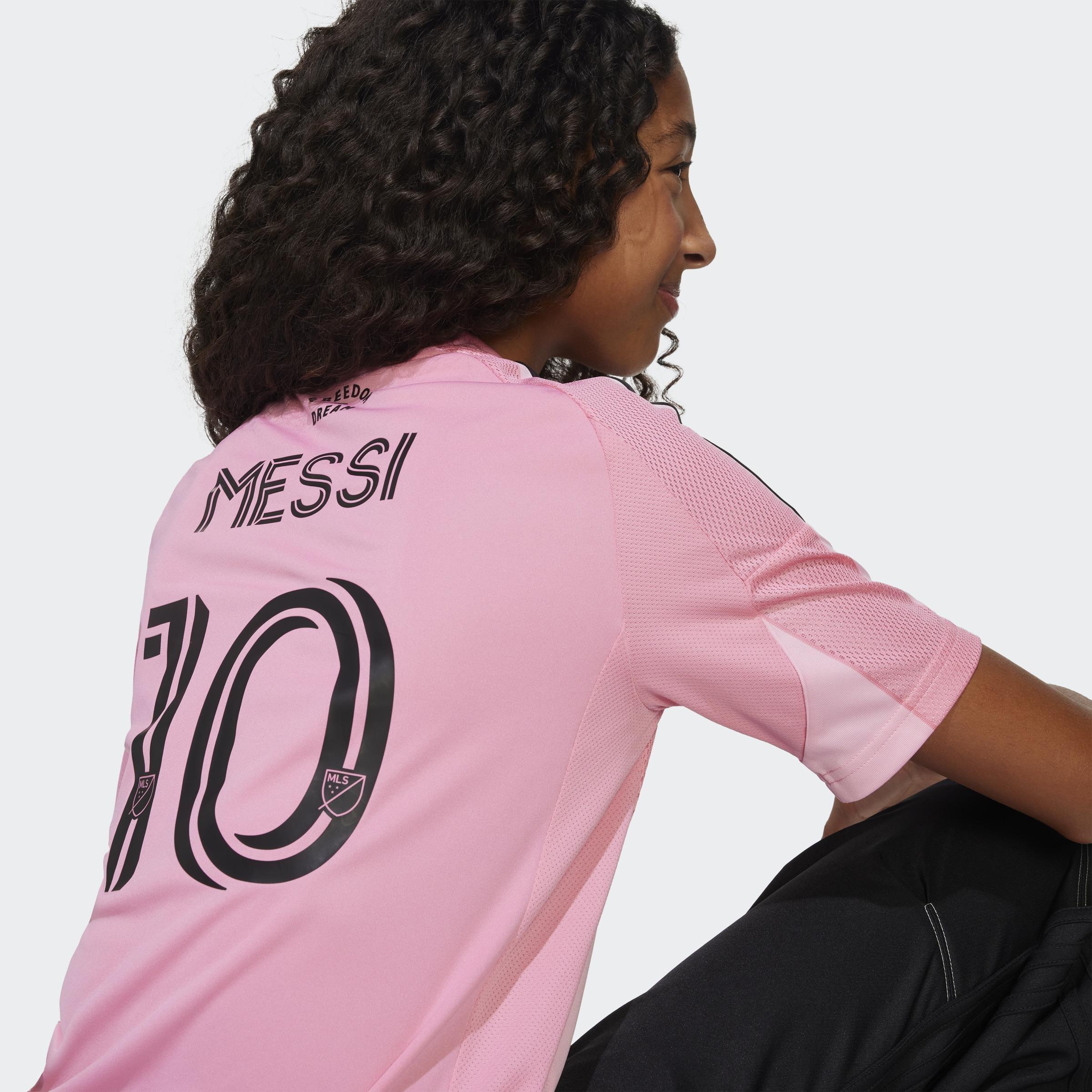 Kids Unisex Inter Miami CF 25/26 Messi Home Jersey, Pink, A701_ONE, large image number 5