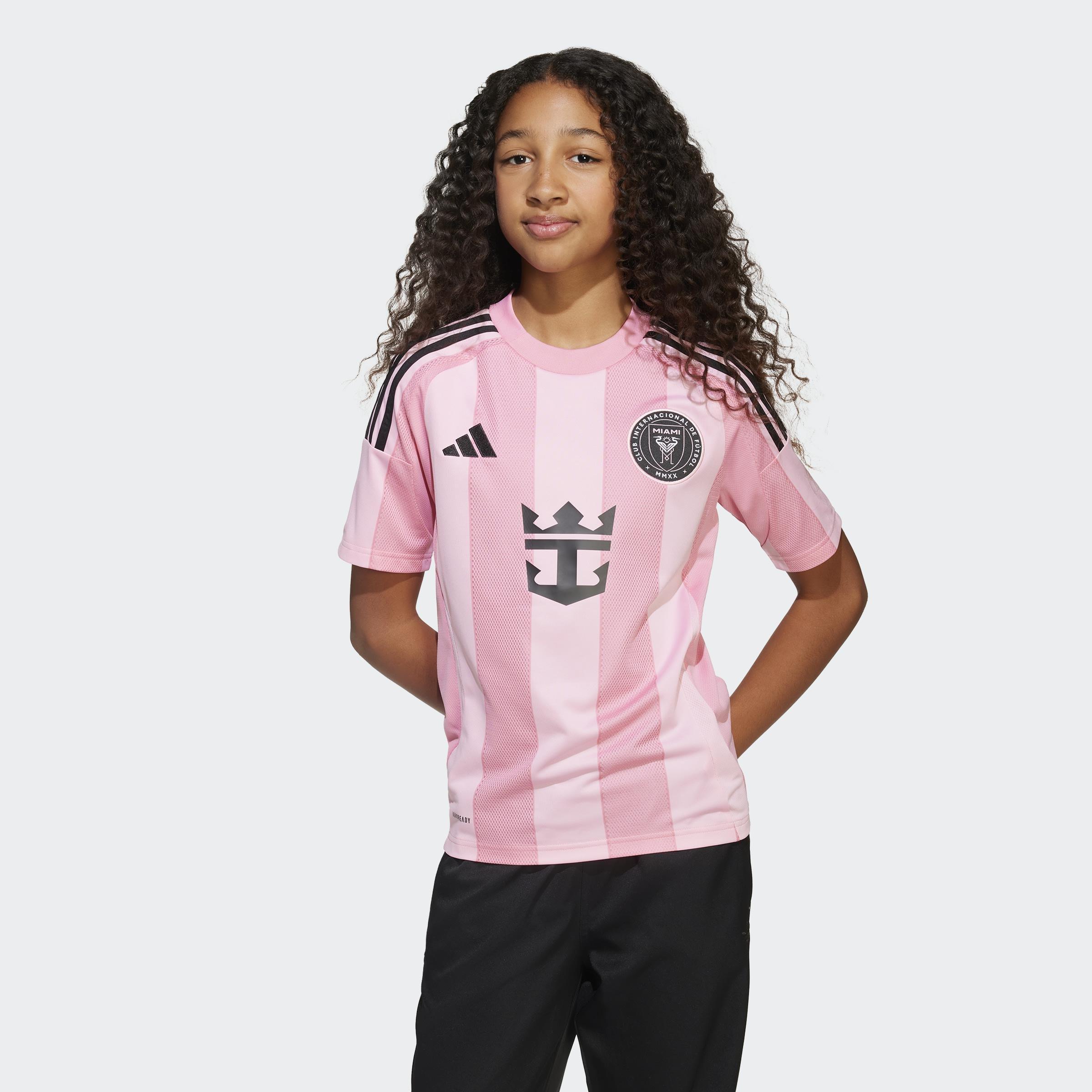 Kids Unisex Inter Miami CF 25/26 Messi Home Jersey, Pink, A701_ONE, large image number 6