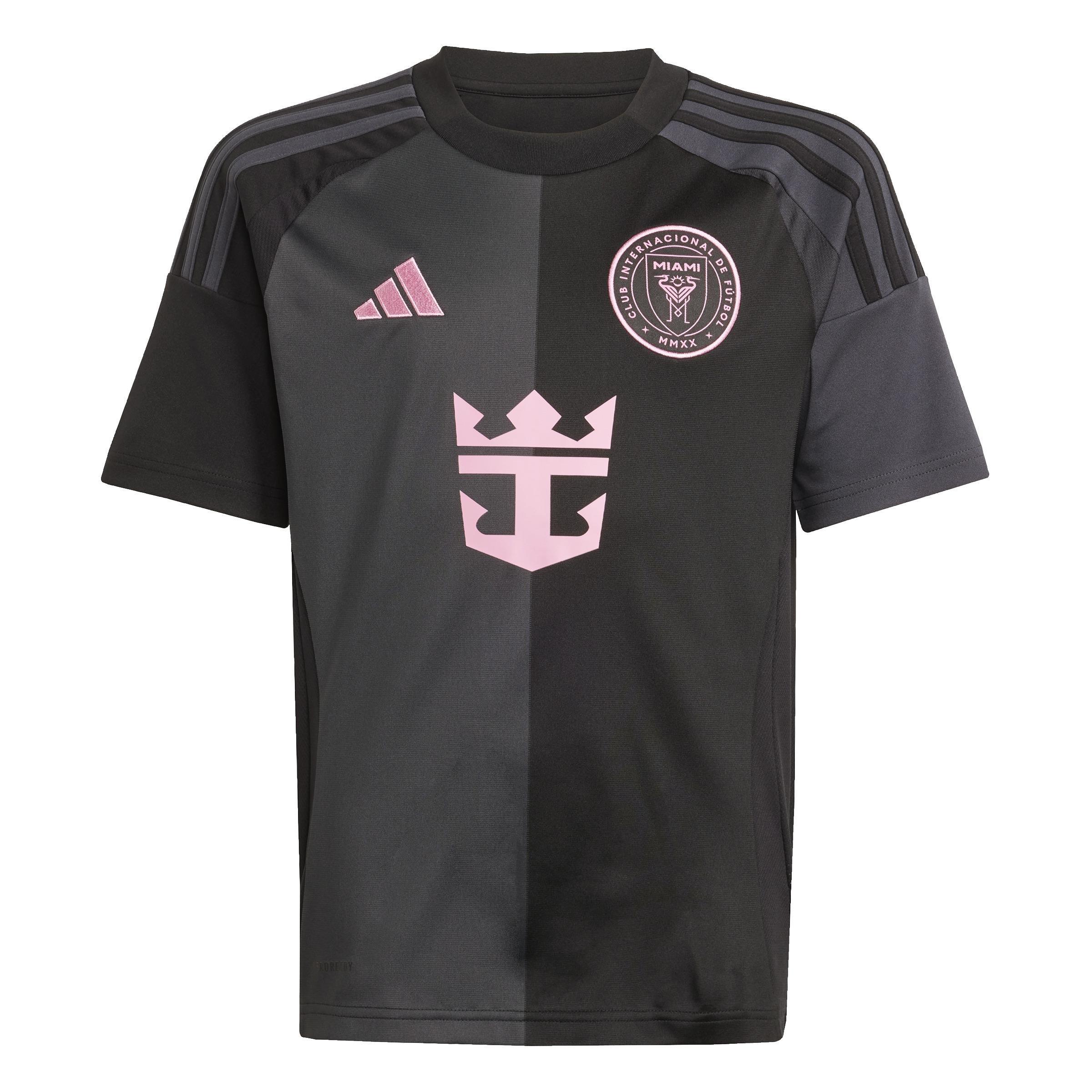 Unisex Kids Inter Miami CF 25/26 Messi Away Jersey, Black, , large image number 0
