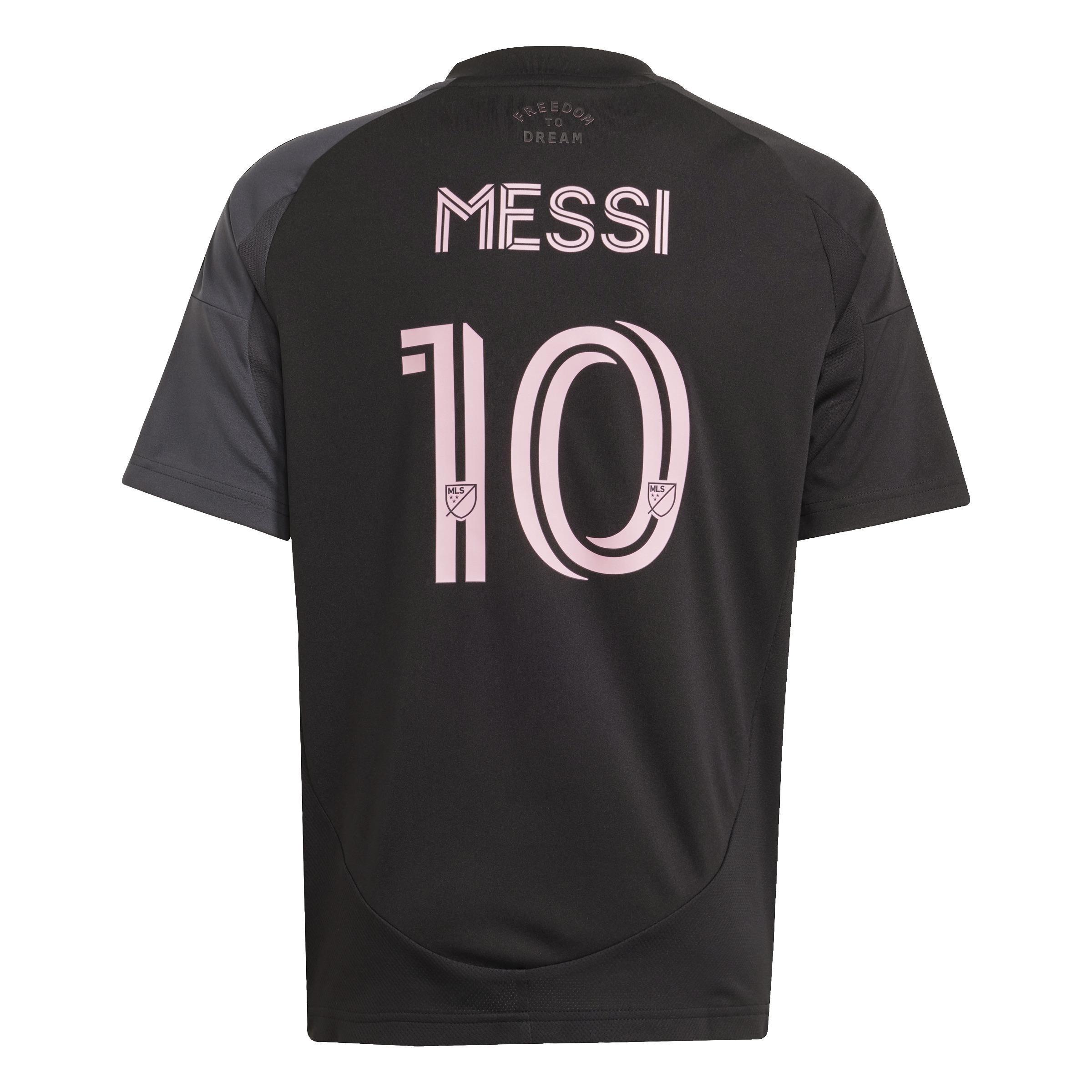 Unisex Kids Inter Miami CF 25/26 Messi Away Jersey, Black, , large image number 2