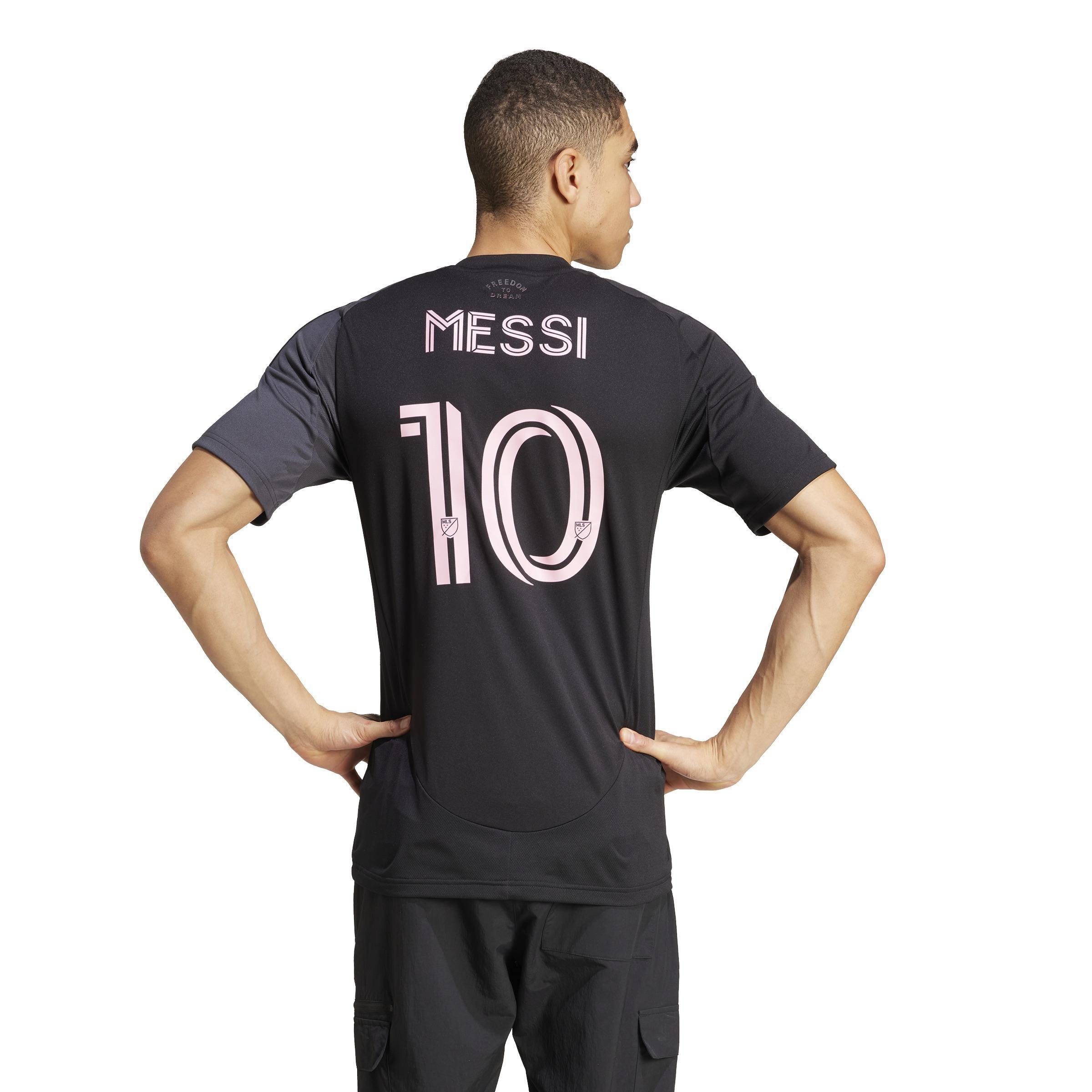 Inter Miami CF 25/26 Messi Away Jersey, Black, A701_ONE, large image number 1