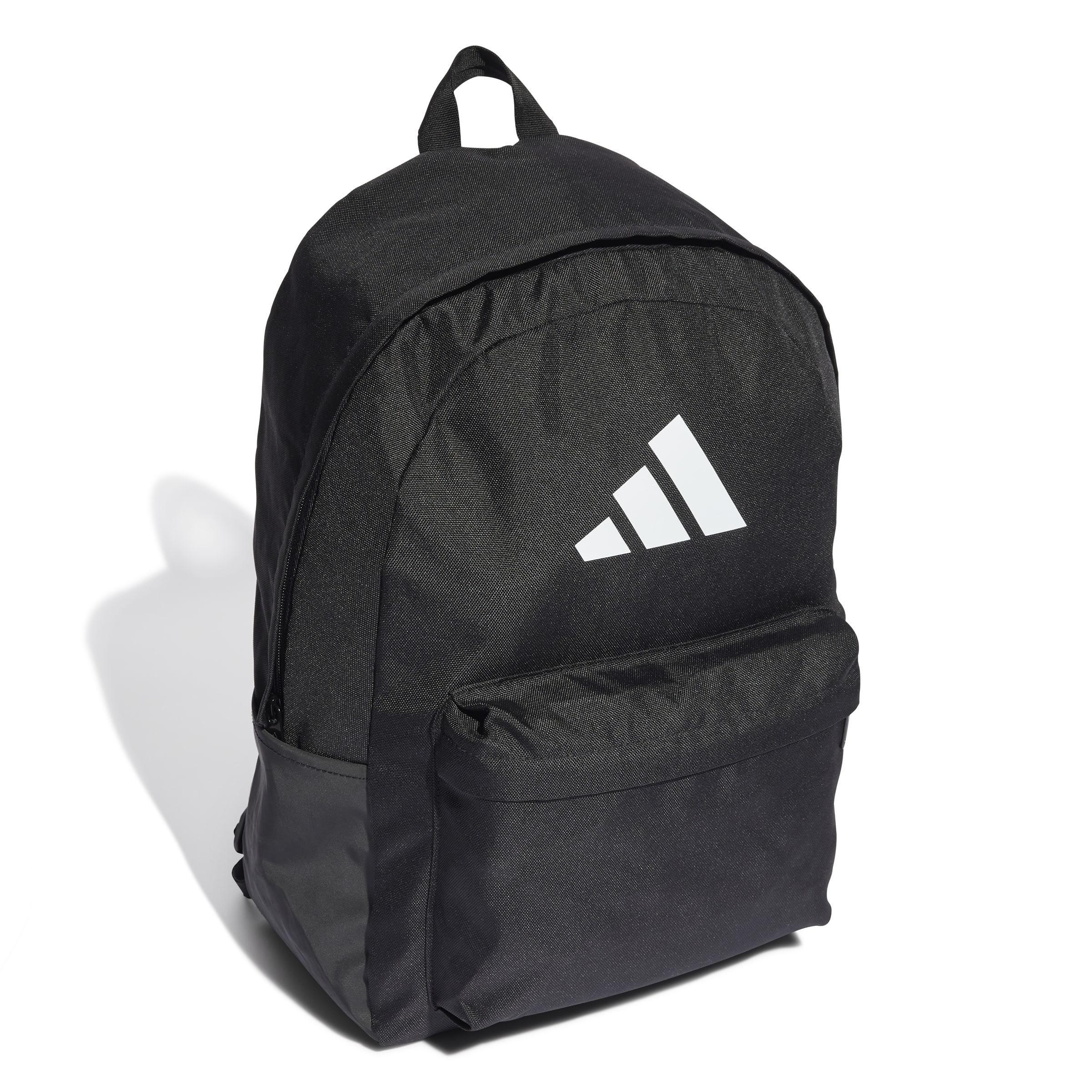 Unisex Classic 3 Bar Logo Backpack, Black, A701_ONE, large image number 1