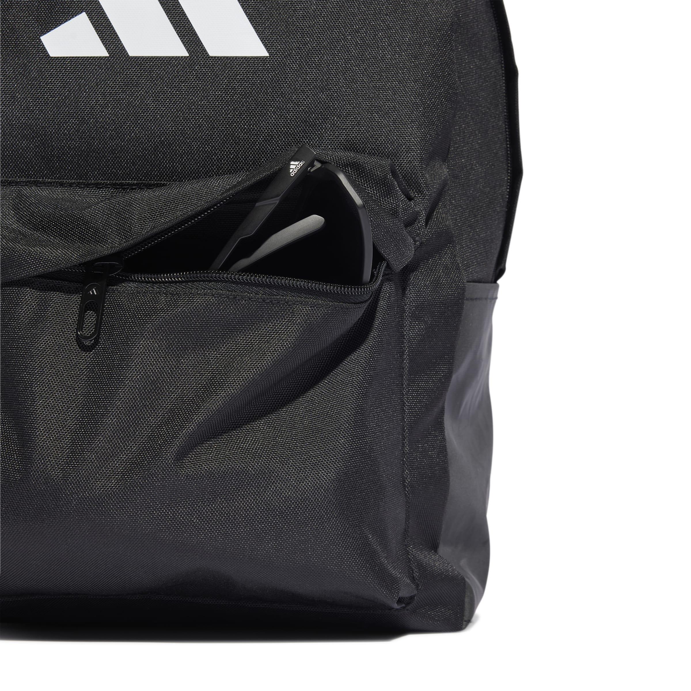Unisex Classic 3 Bar Logo Backpack, Black, A701_ONE, large image number 4