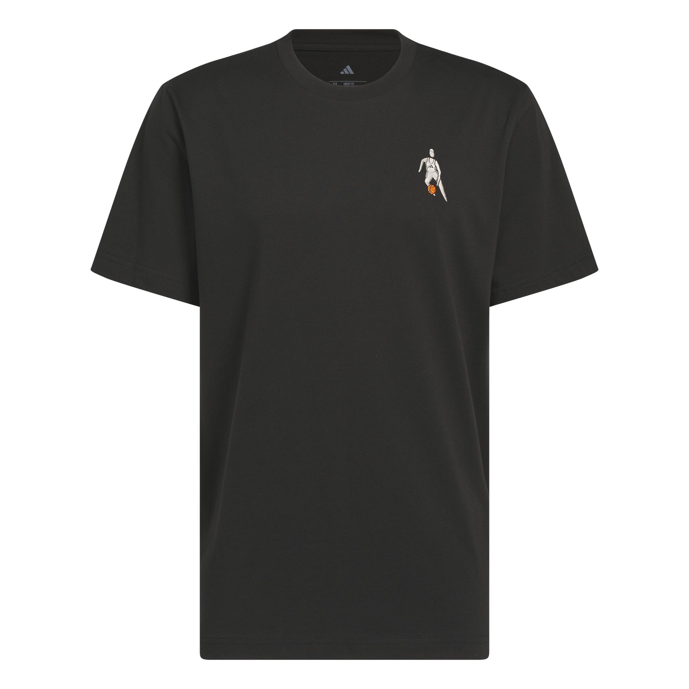 Hoops for All Graphic Tee, Black, A701_ONE, large image number 1