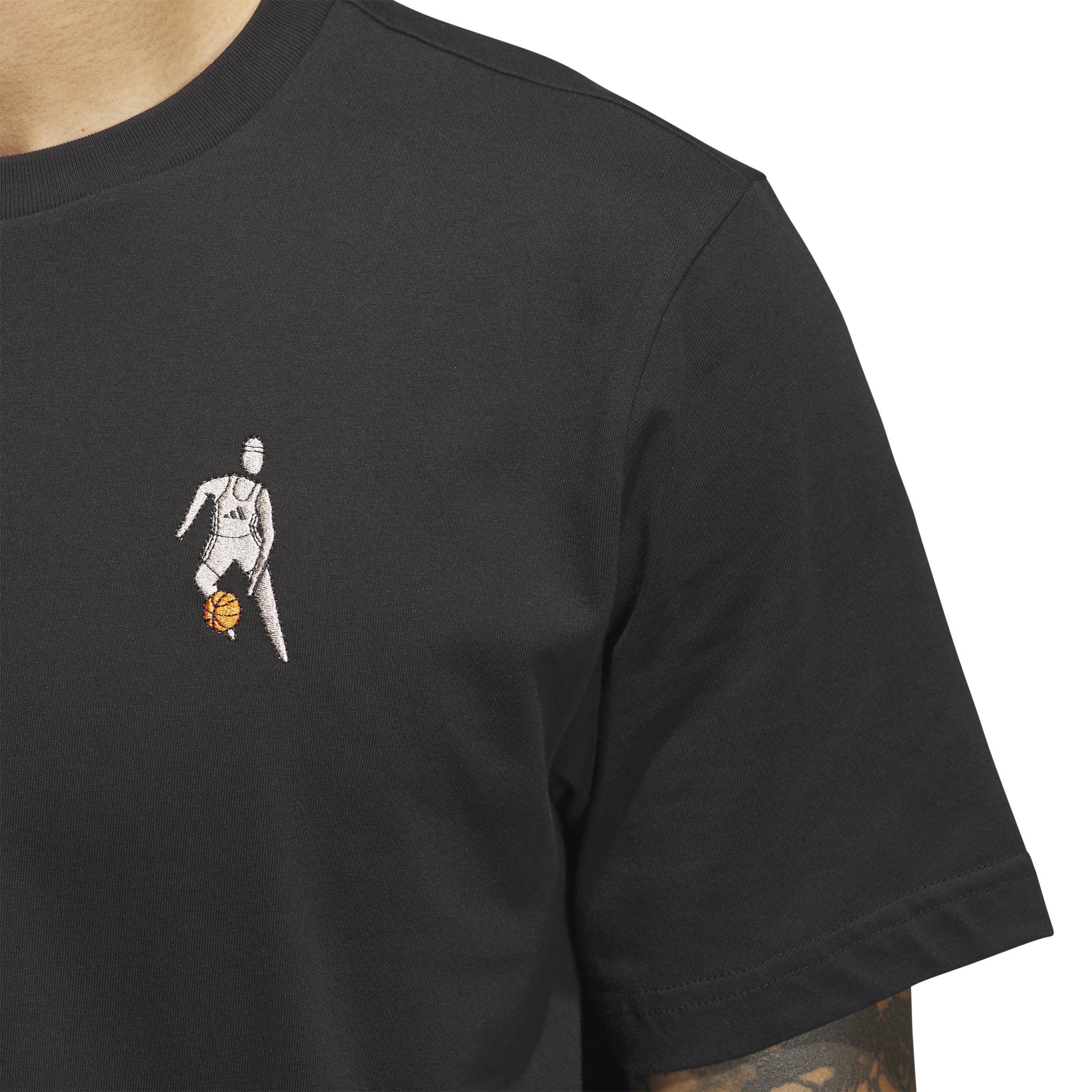 Hoops for All Graphic Tee, Black, A701_ONE, large image number 3