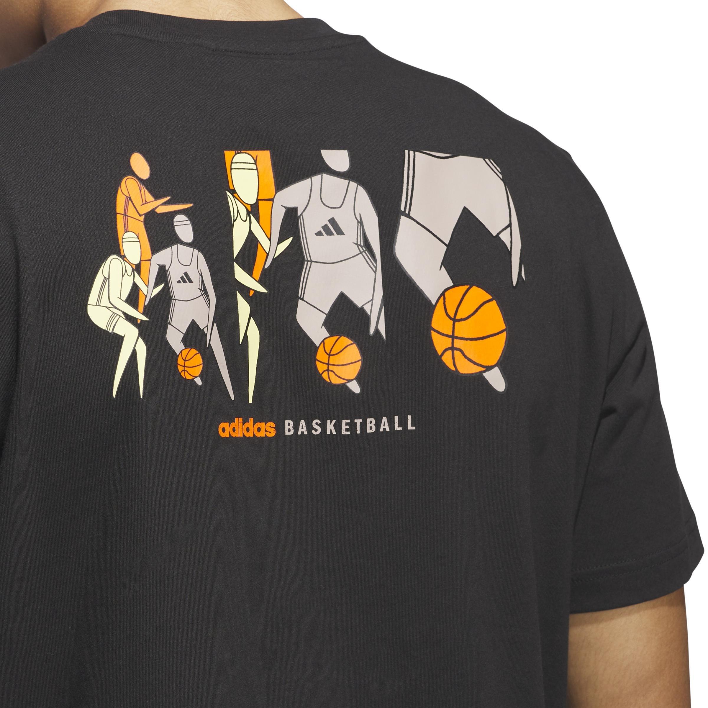Hoops for All Graphic Tee, Black, A701_ONE, large image number 4