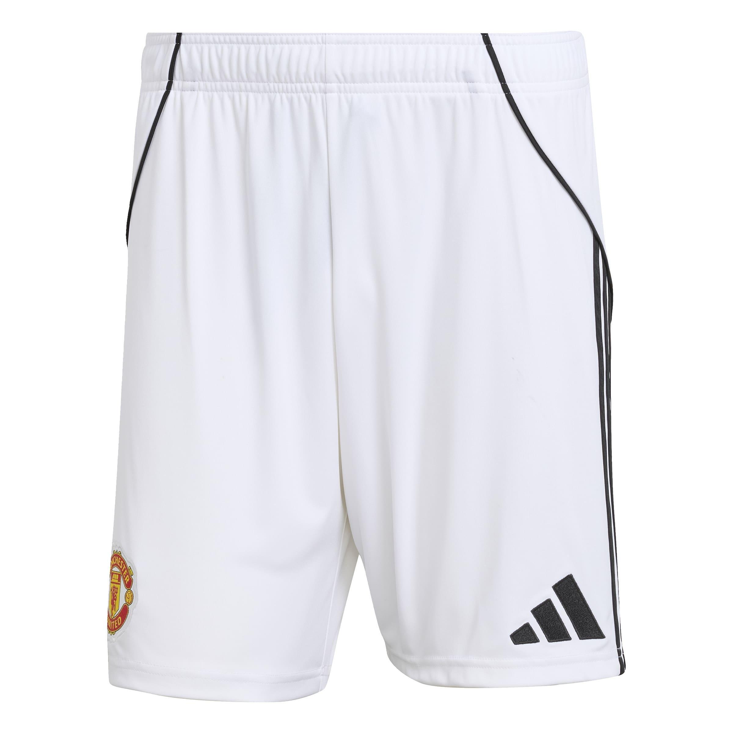 Manchester United 25/26 Home Shorts, White, A701_ONE, large image number 0