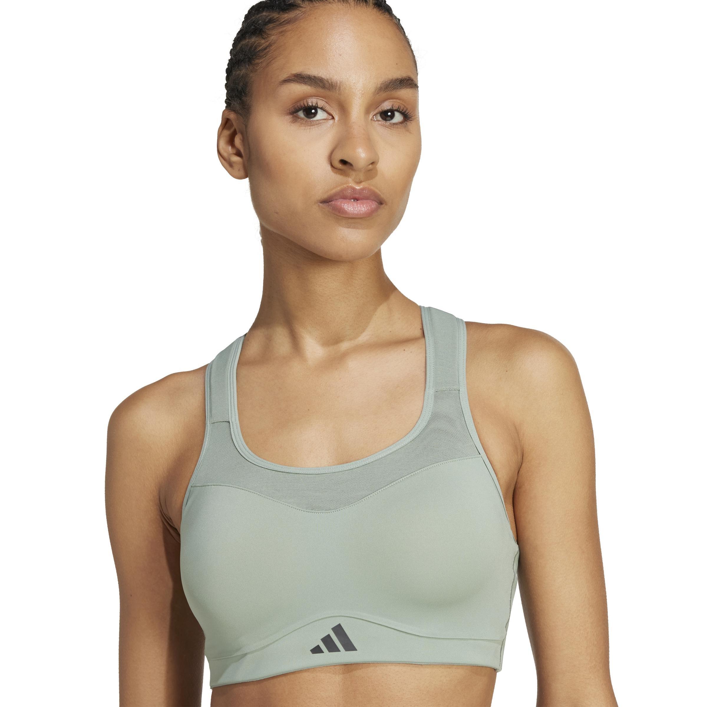 TLRD Impact Training High Support Bra, Green, A701_ONE, large image number 4