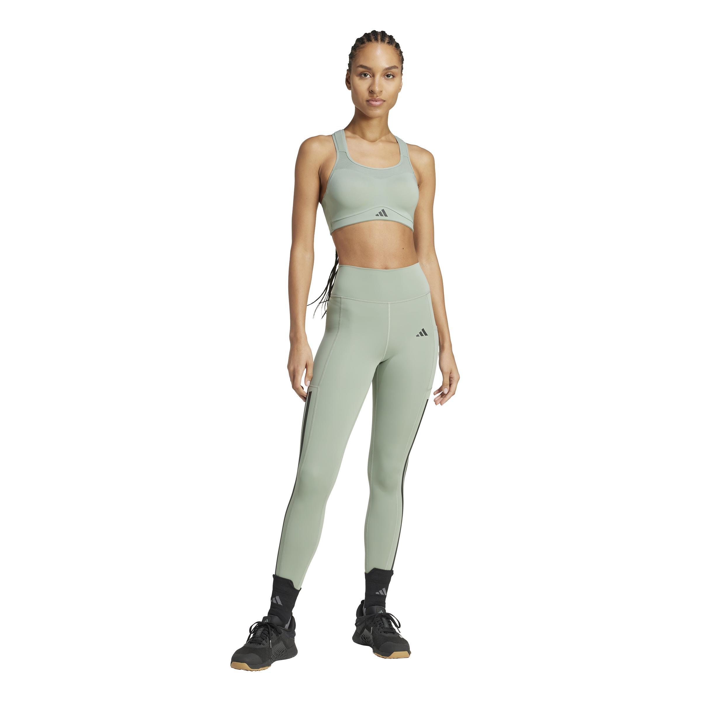 TLRD Impact Training High Support Bra, Green, A701_ONE, large image number 6