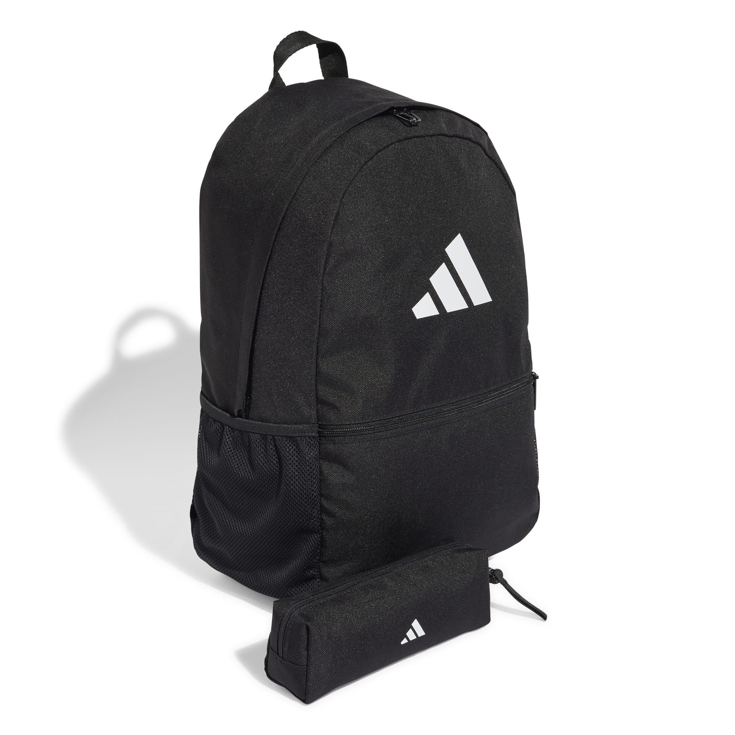 Unisex Backpack With Pencil Case, Black, A701_ONE, large image number 0