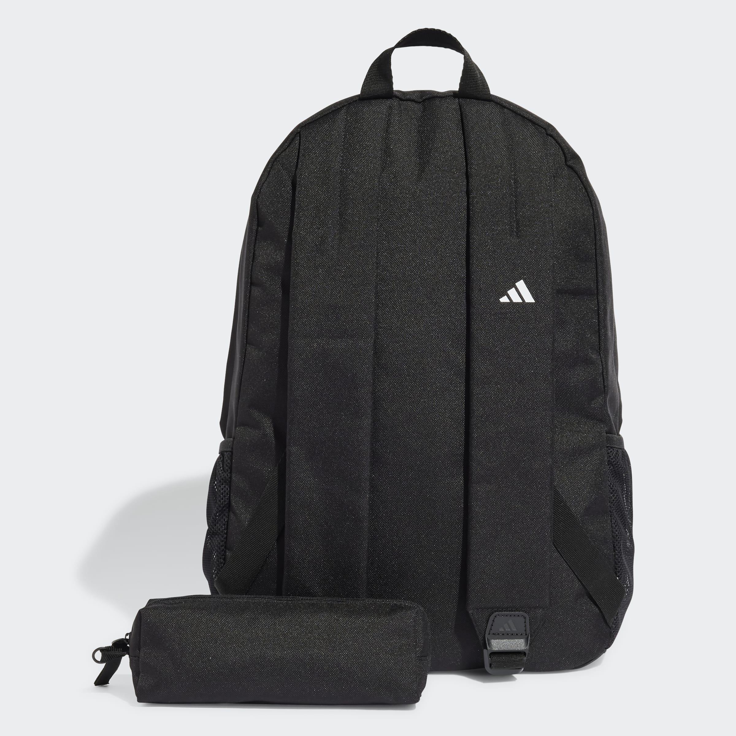 Unisex Backpack With Pencil Case, Black, A701_ONE, large image number 7