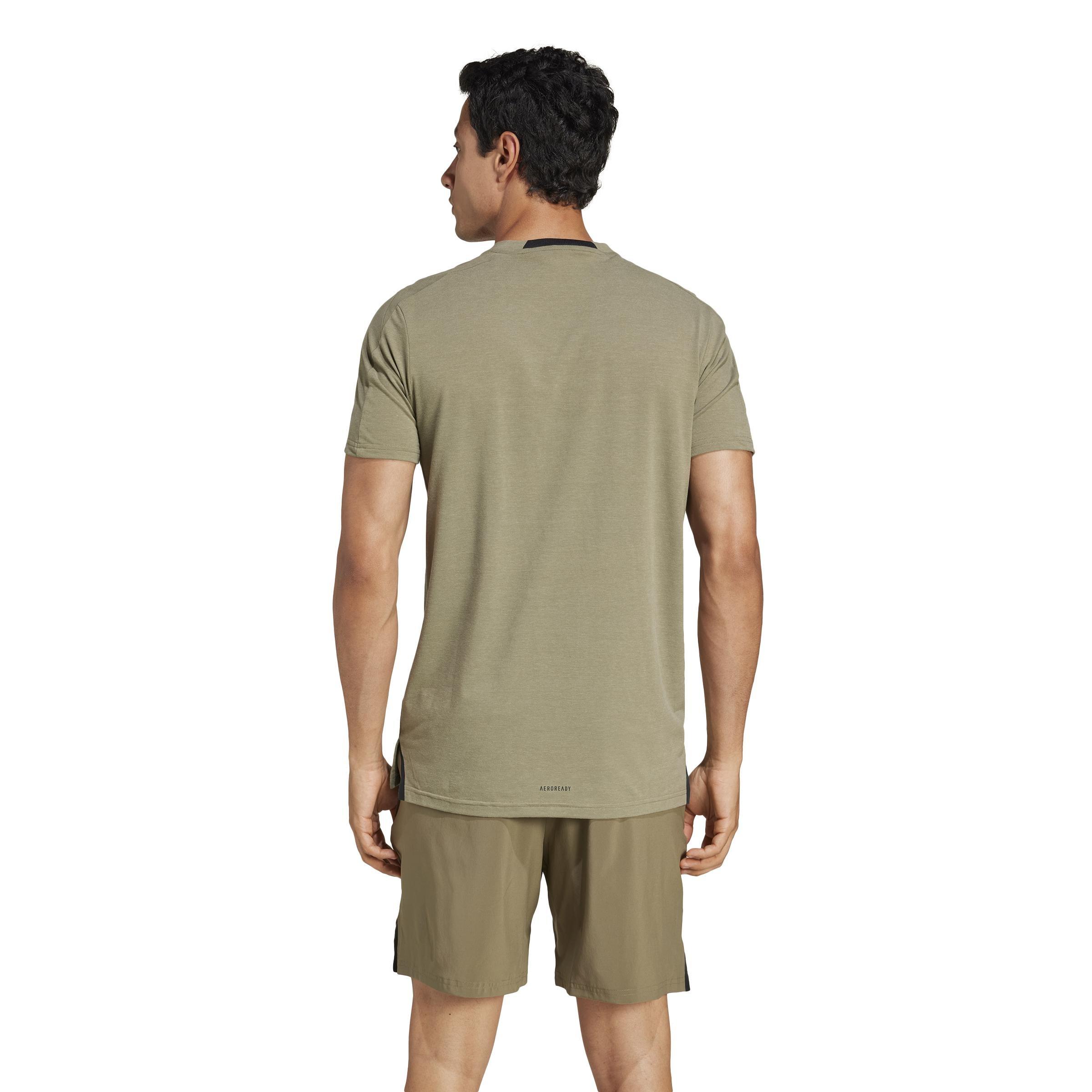 Designed for Training Workout T-Shirt, Green, A701_ONE, large image number 2