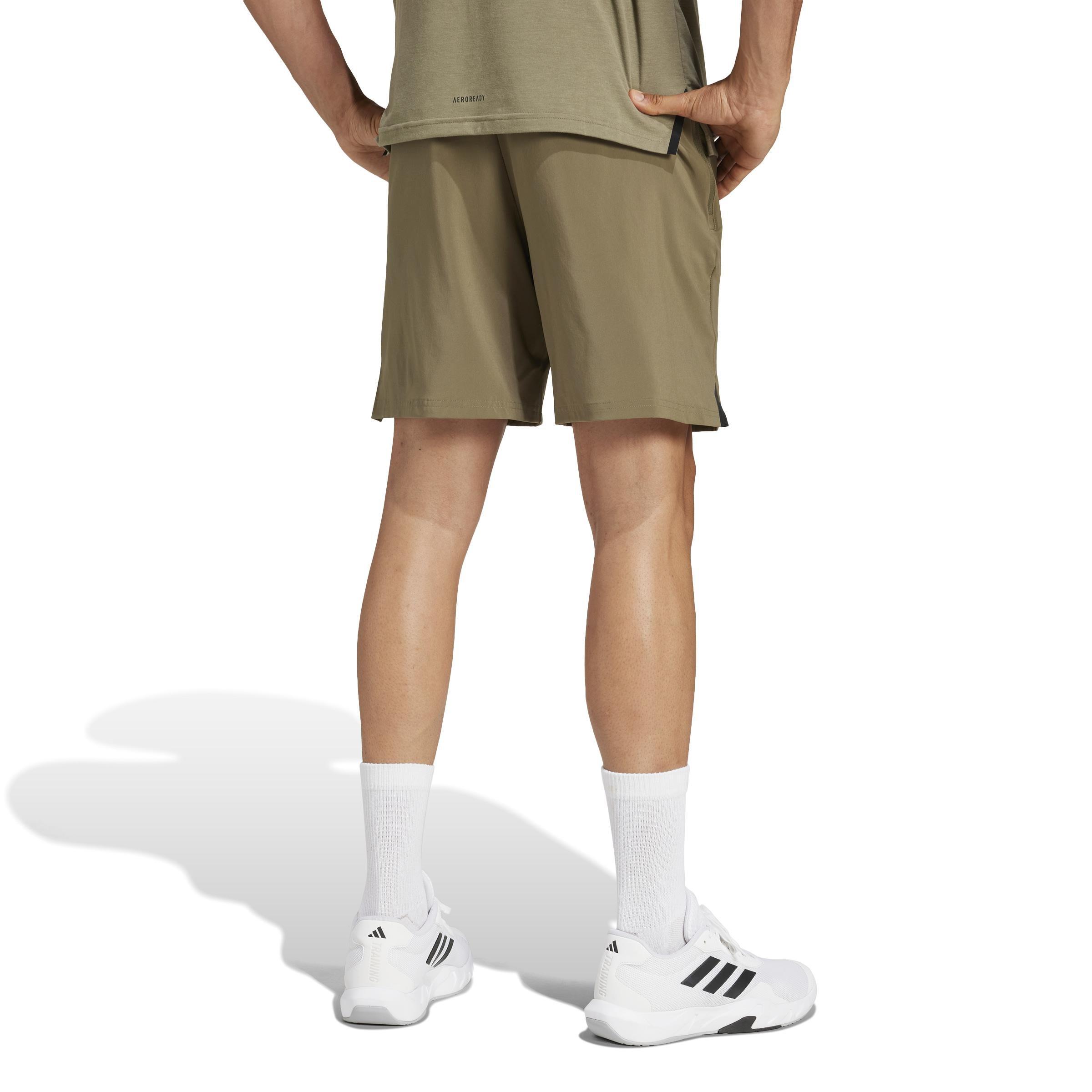 Designed for Training Workout Shorts, Green, A701_ONE, large image number 2