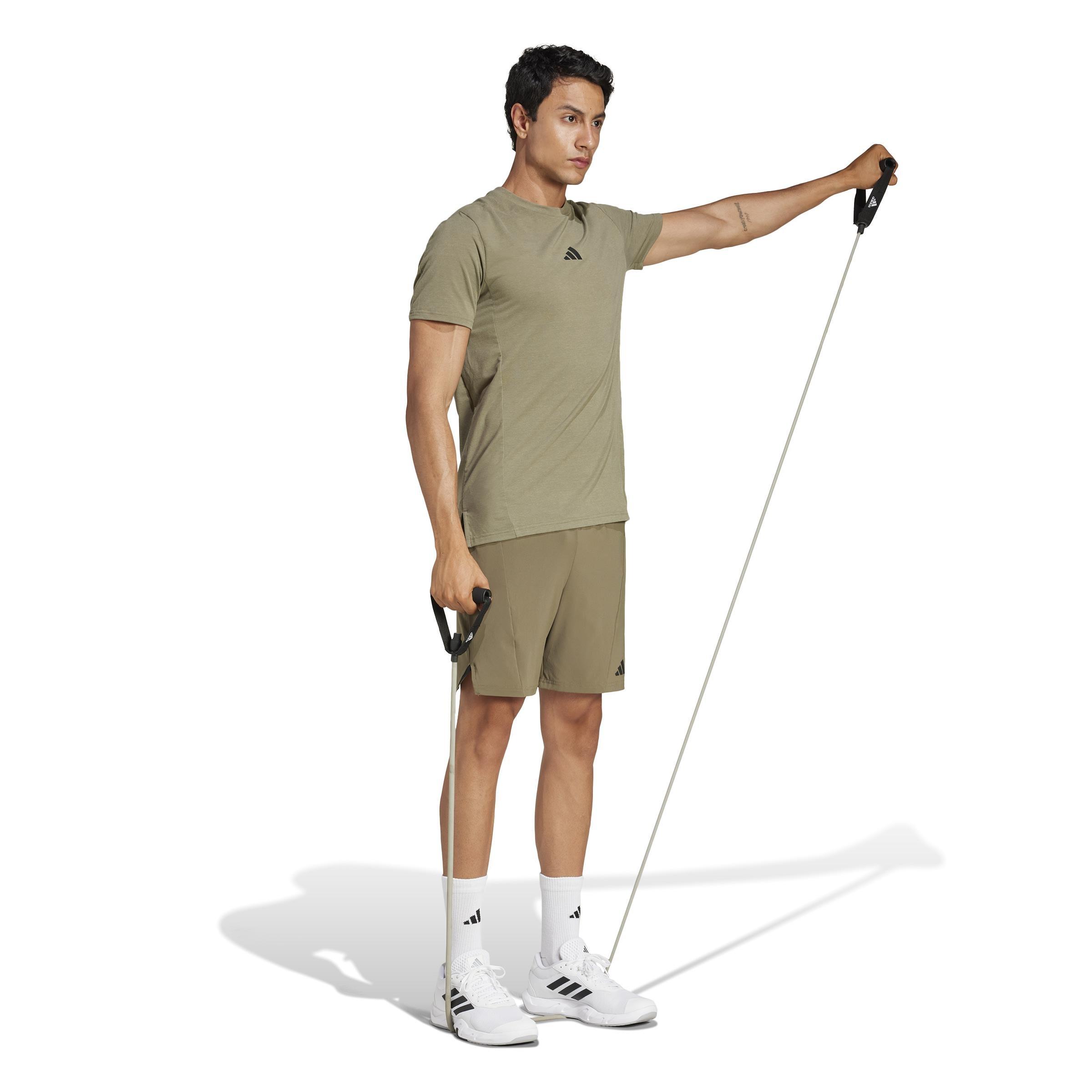 Designed for Training Workout Shorts, Green, A701_ONE, large image number 8