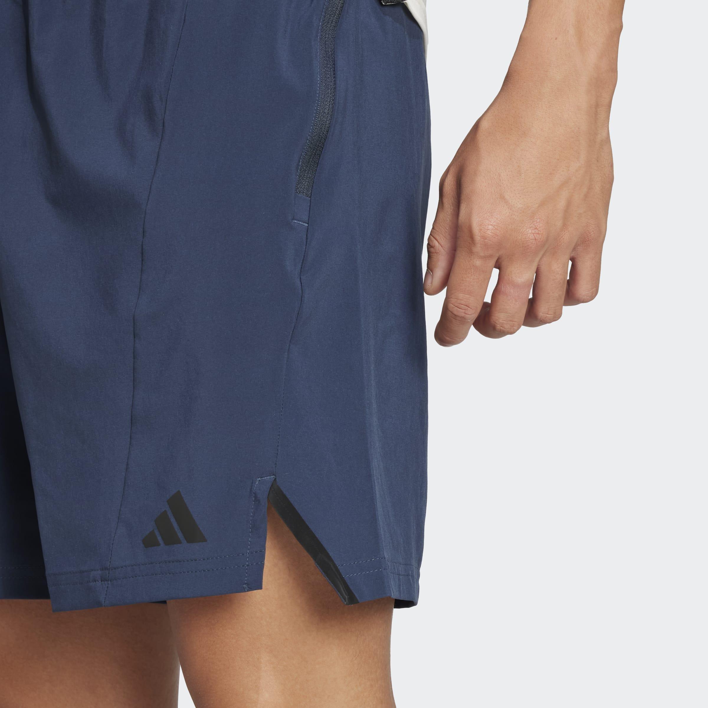 Designed for Training Workout Shorts, Blue, A701_ONE, large image number 2
