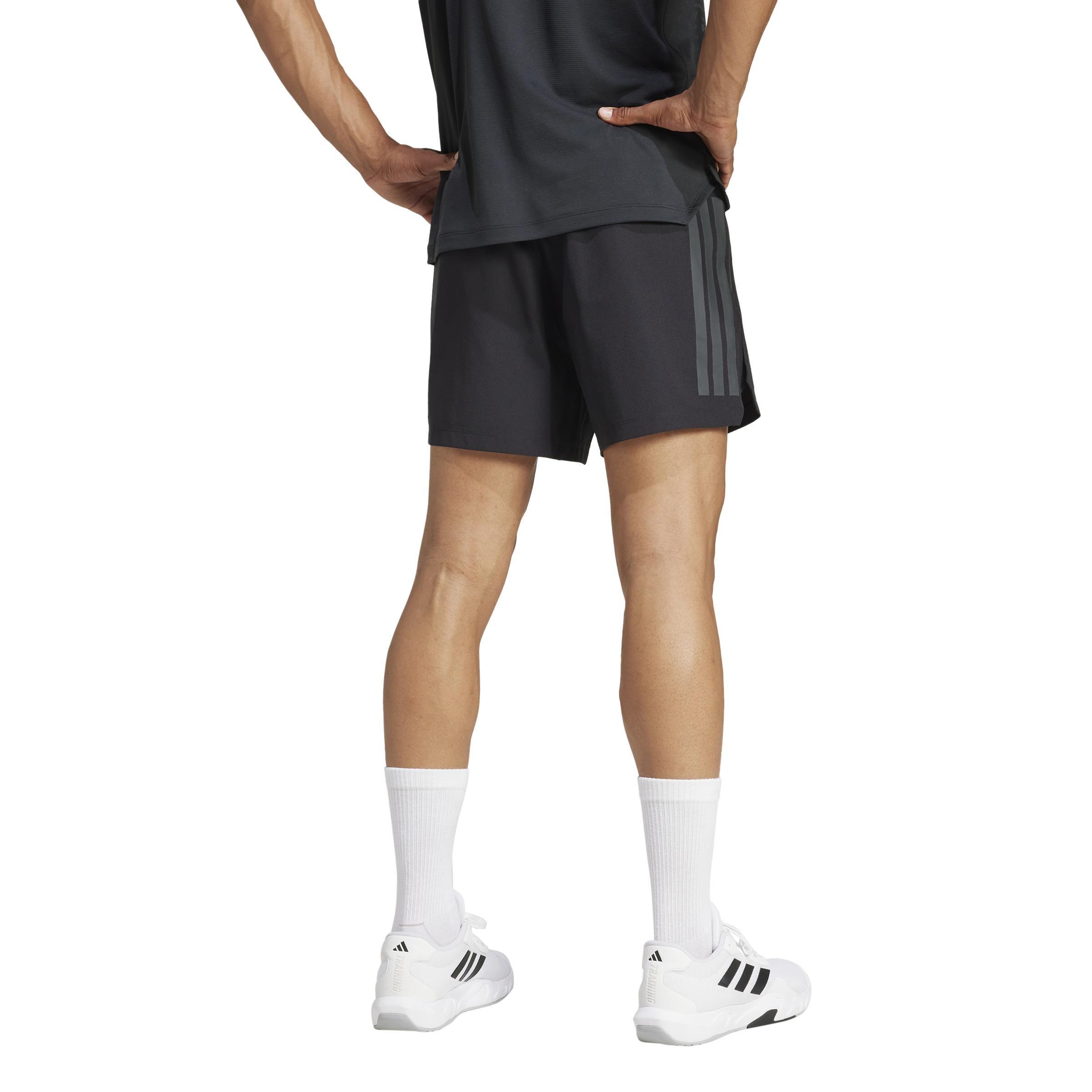 Power 3-Stripes Shorts, Black, A701_ONE, large image number 1