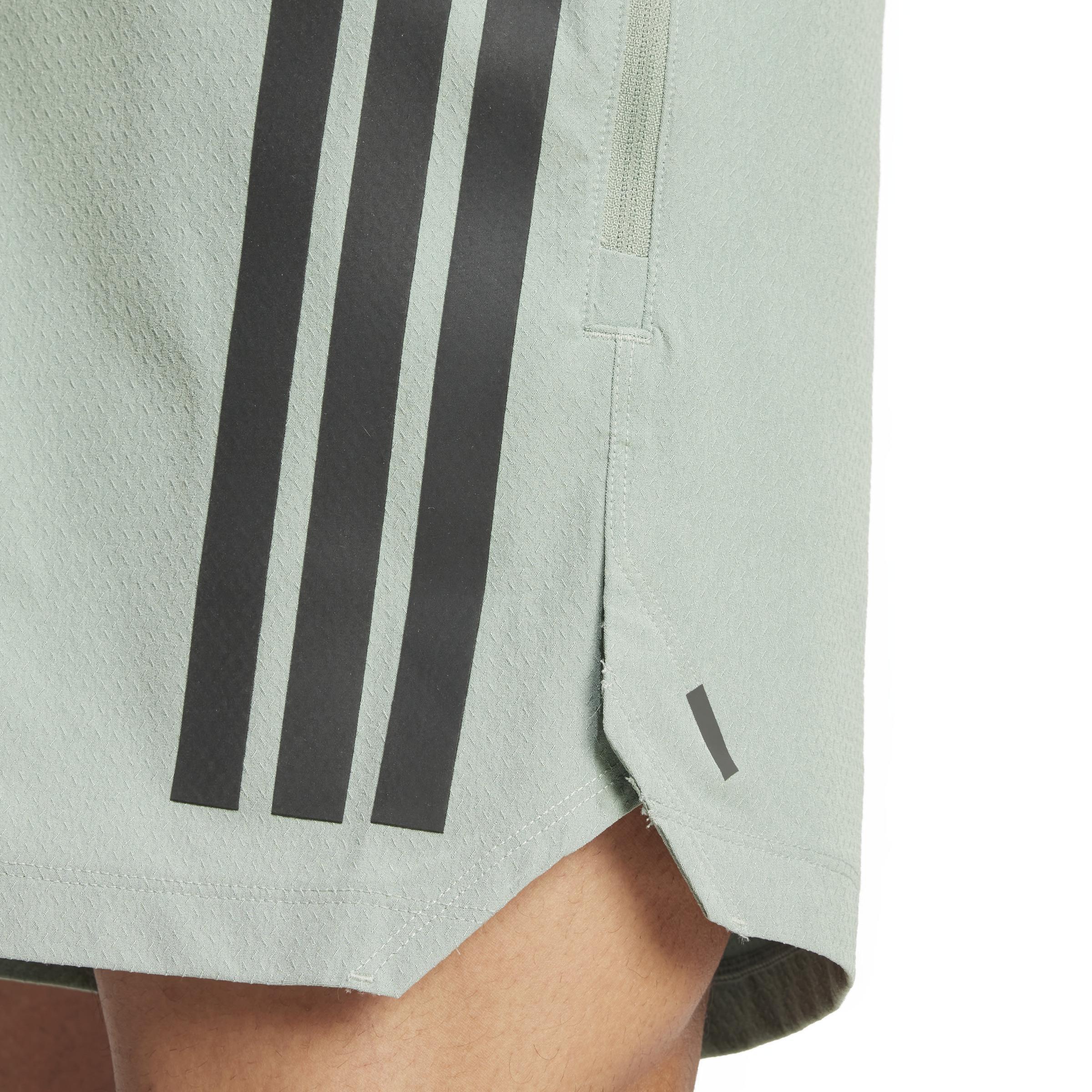 Power 3-Stripes Shorts, Green, A701_ONE, large image number 3