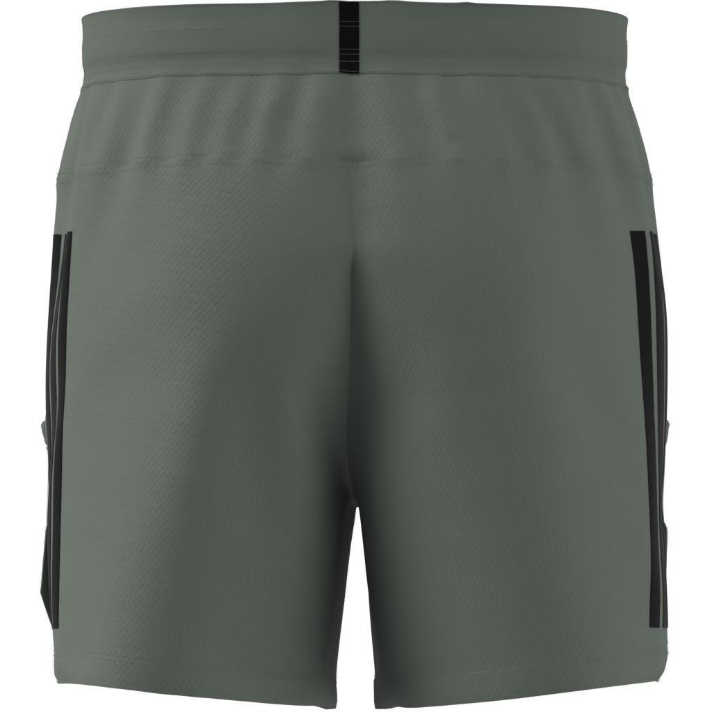 Power 3-Stripes Shorts, Green, A701_ONE, large image number 4