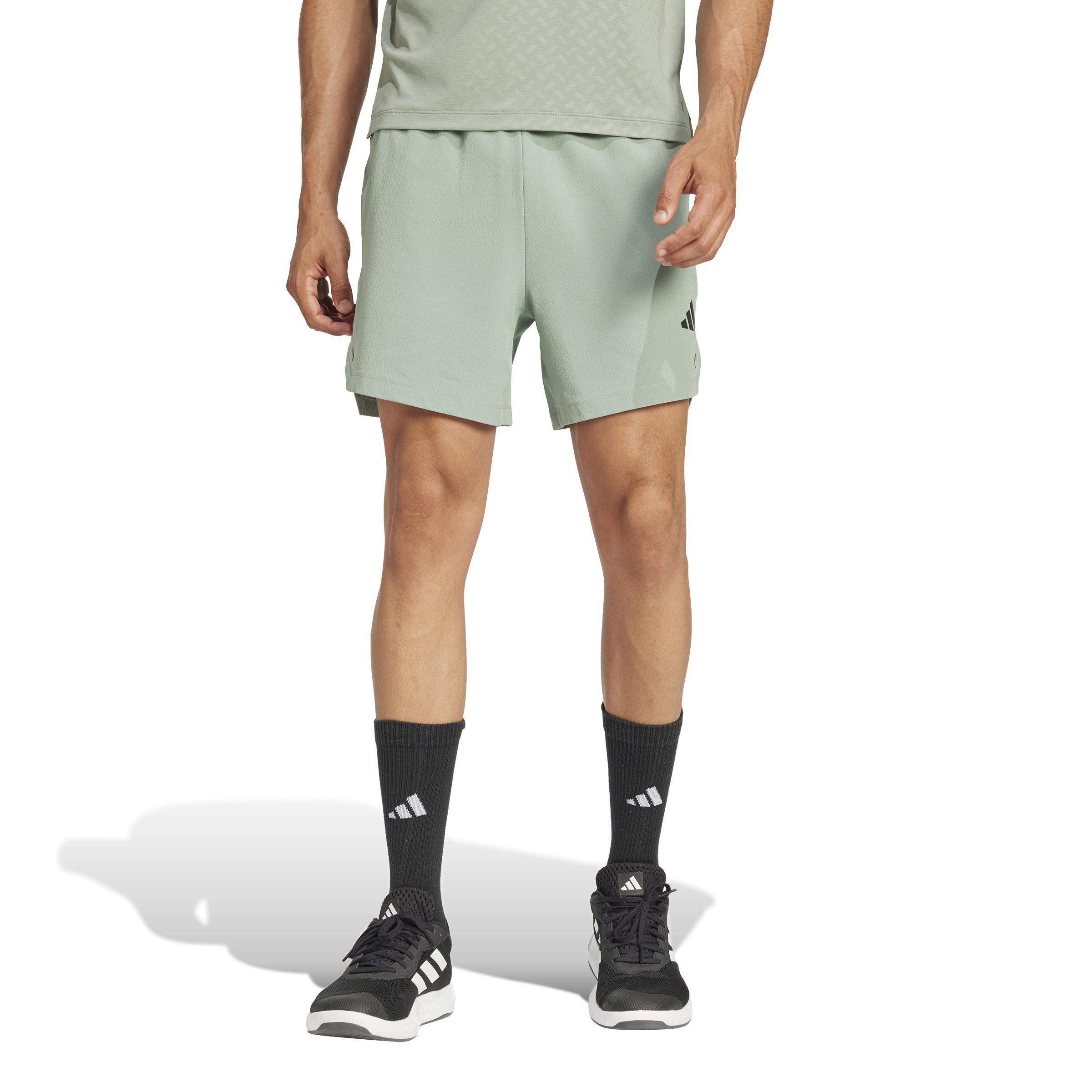 Power 3-Stripes Shorts, Green, A701_ONE, large image number 10