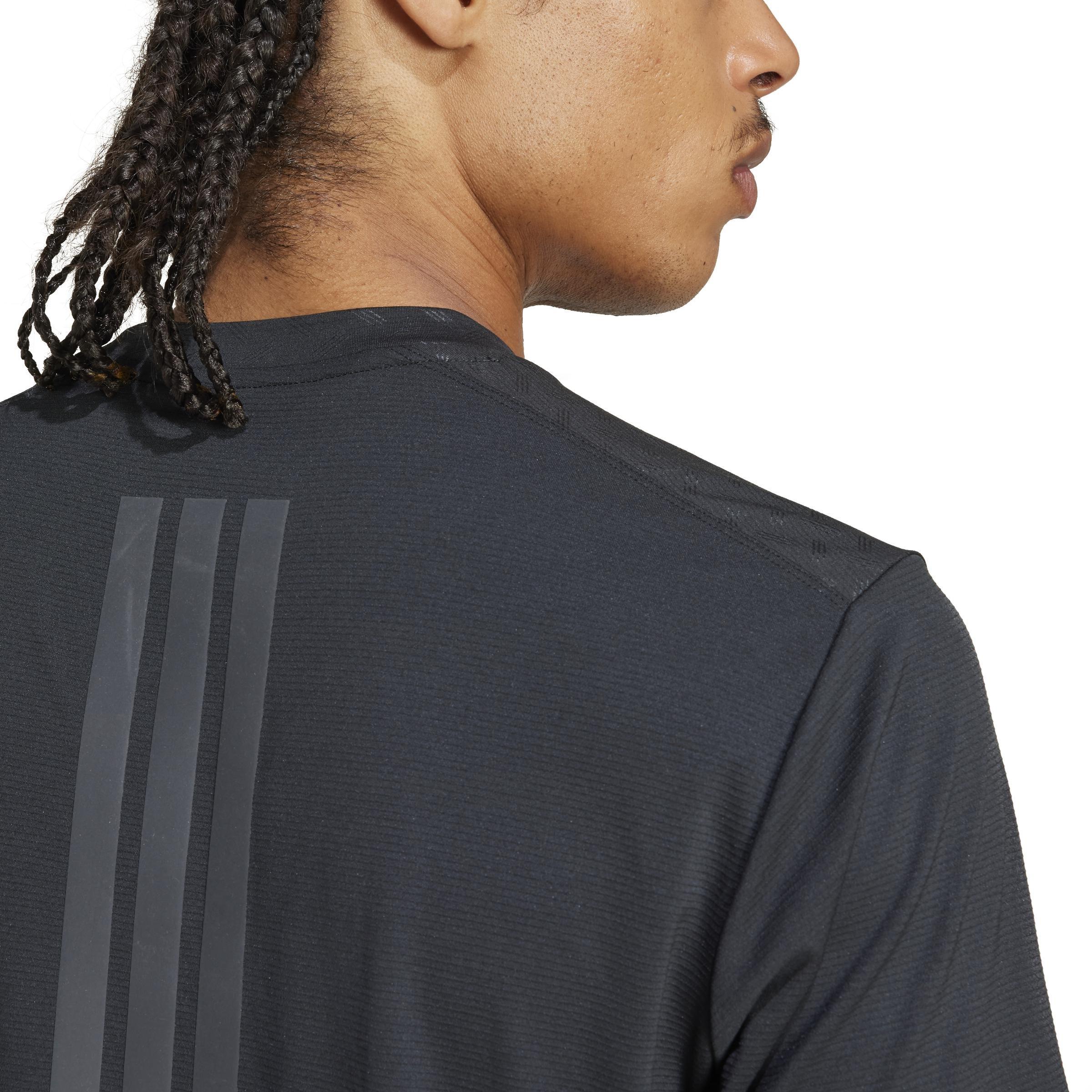 Power 3-Stripes T-Shirt, Black, A701_ONE, large image number 3