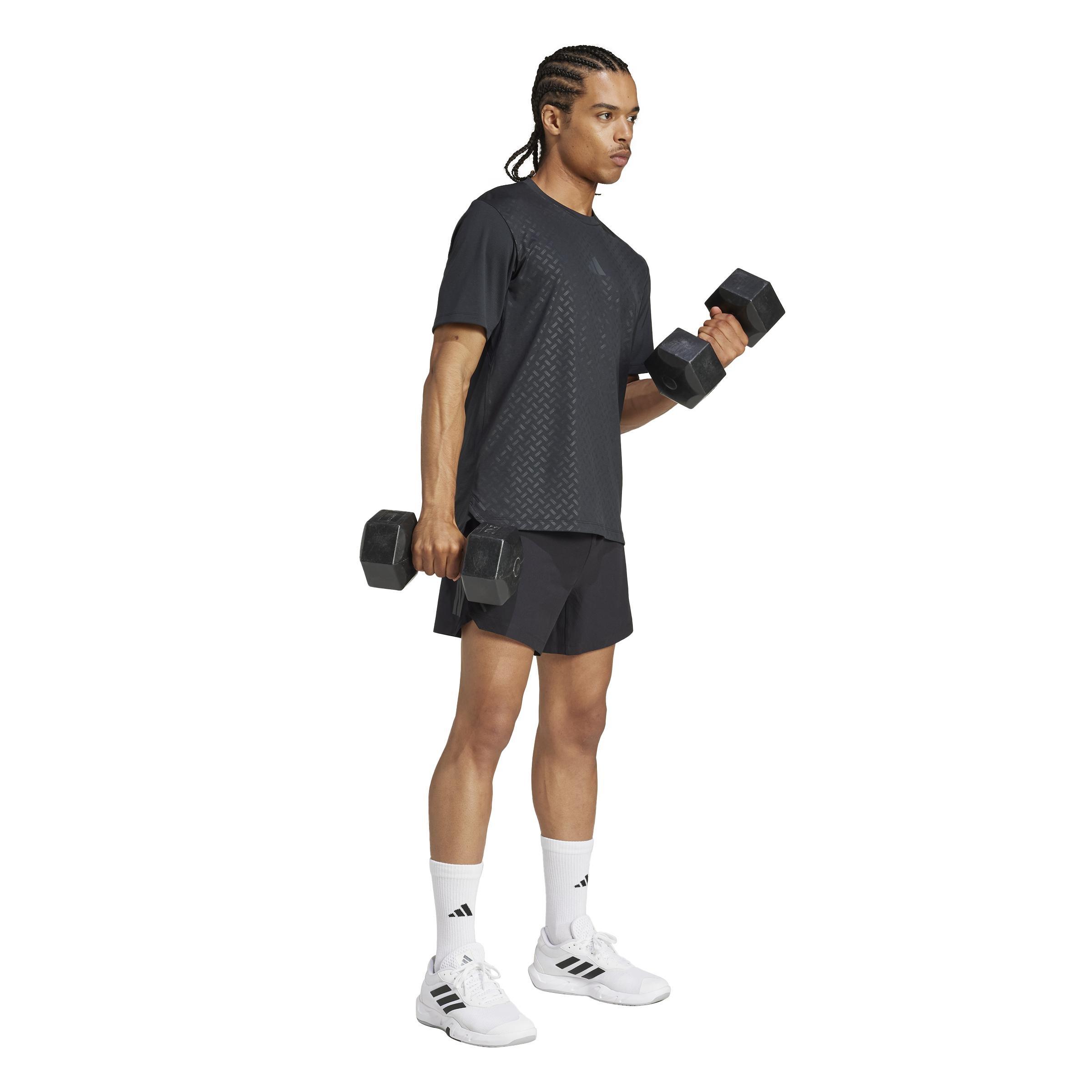 Power 3-Stripes T-Shirt, Black, A701_ONE, large image number 13