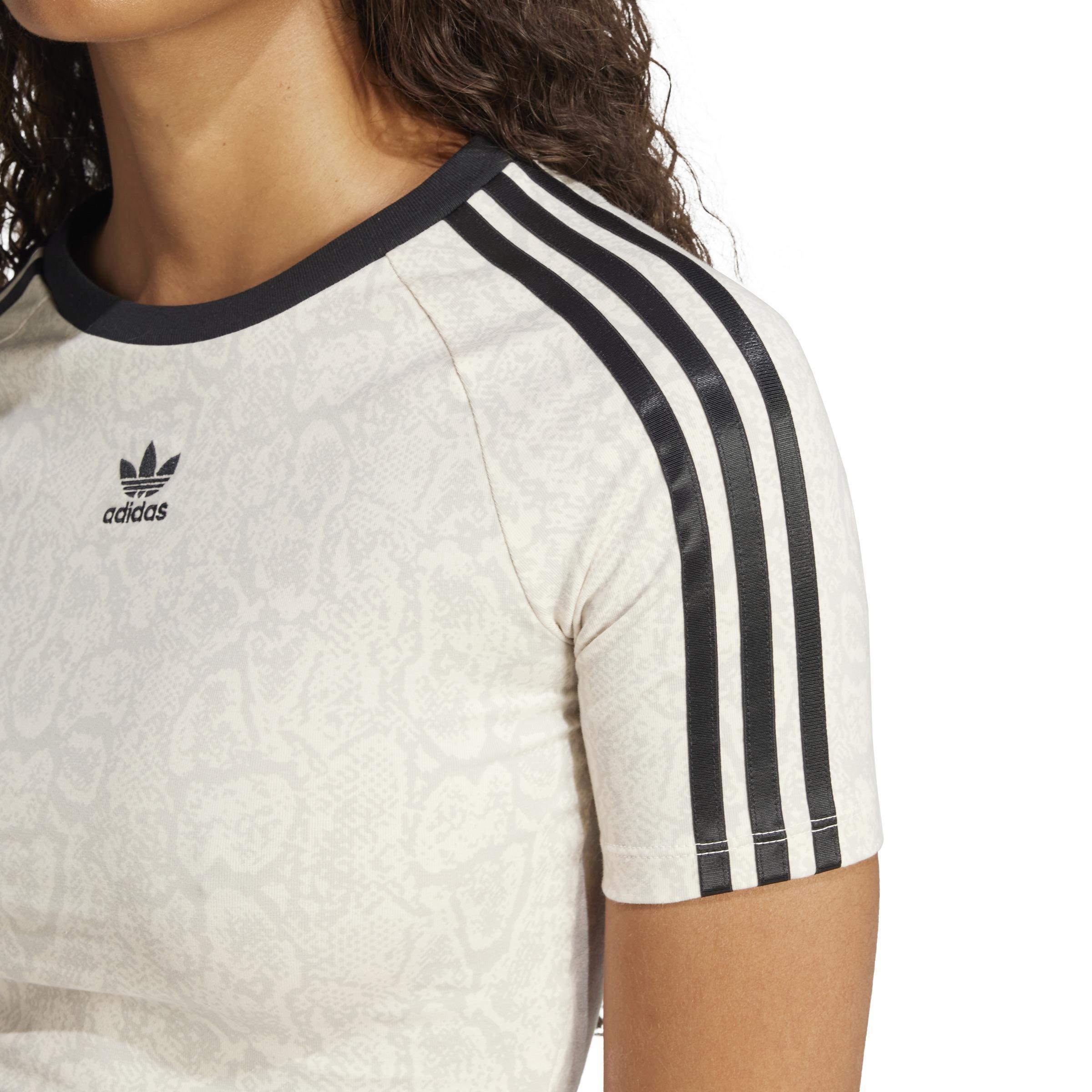 Snakeskin 3-Stripes Baby T-Shirt, White, , large image number 2